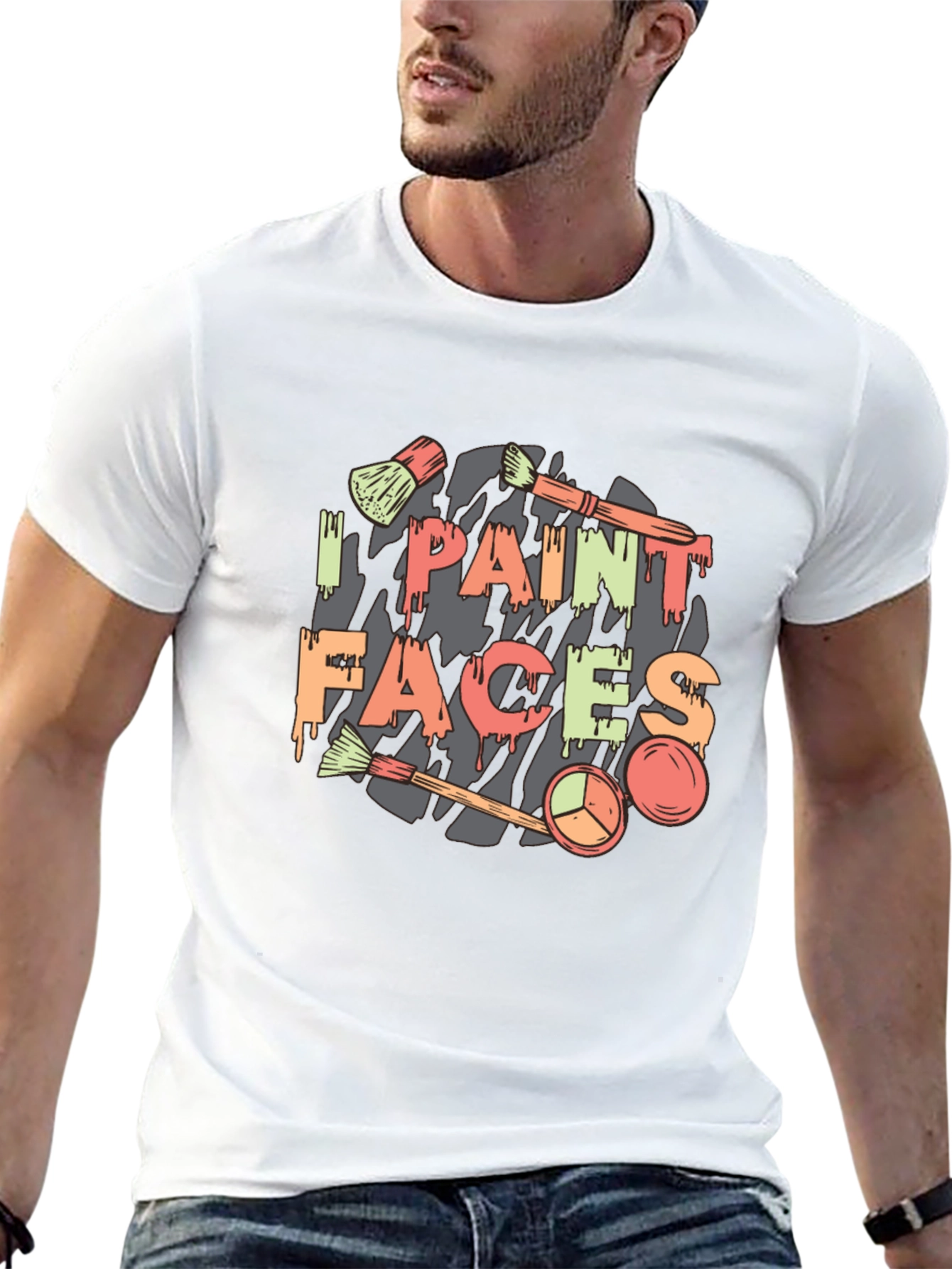 I Paint Faces Graphic Tee