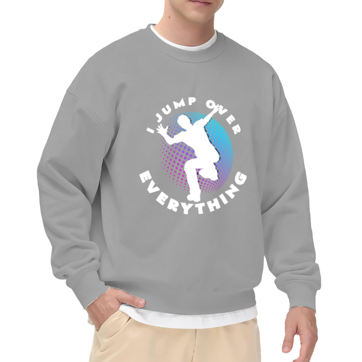 Retro UFO Flying Saucer Graphic ԲÁìÎÀÒ - Unique Design Pullover Sweatshirt