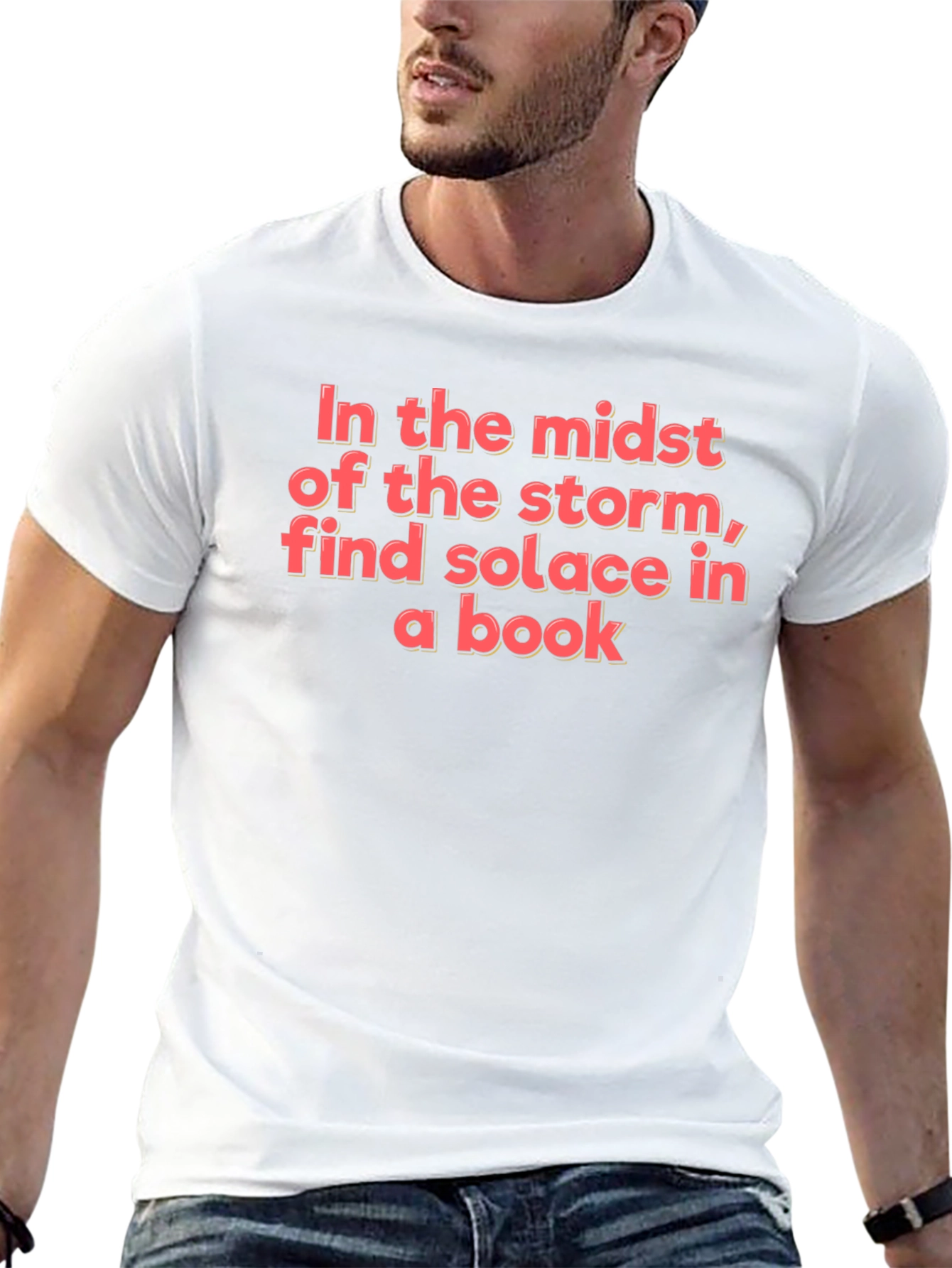 Solace in a Book Graphic T-Shirt