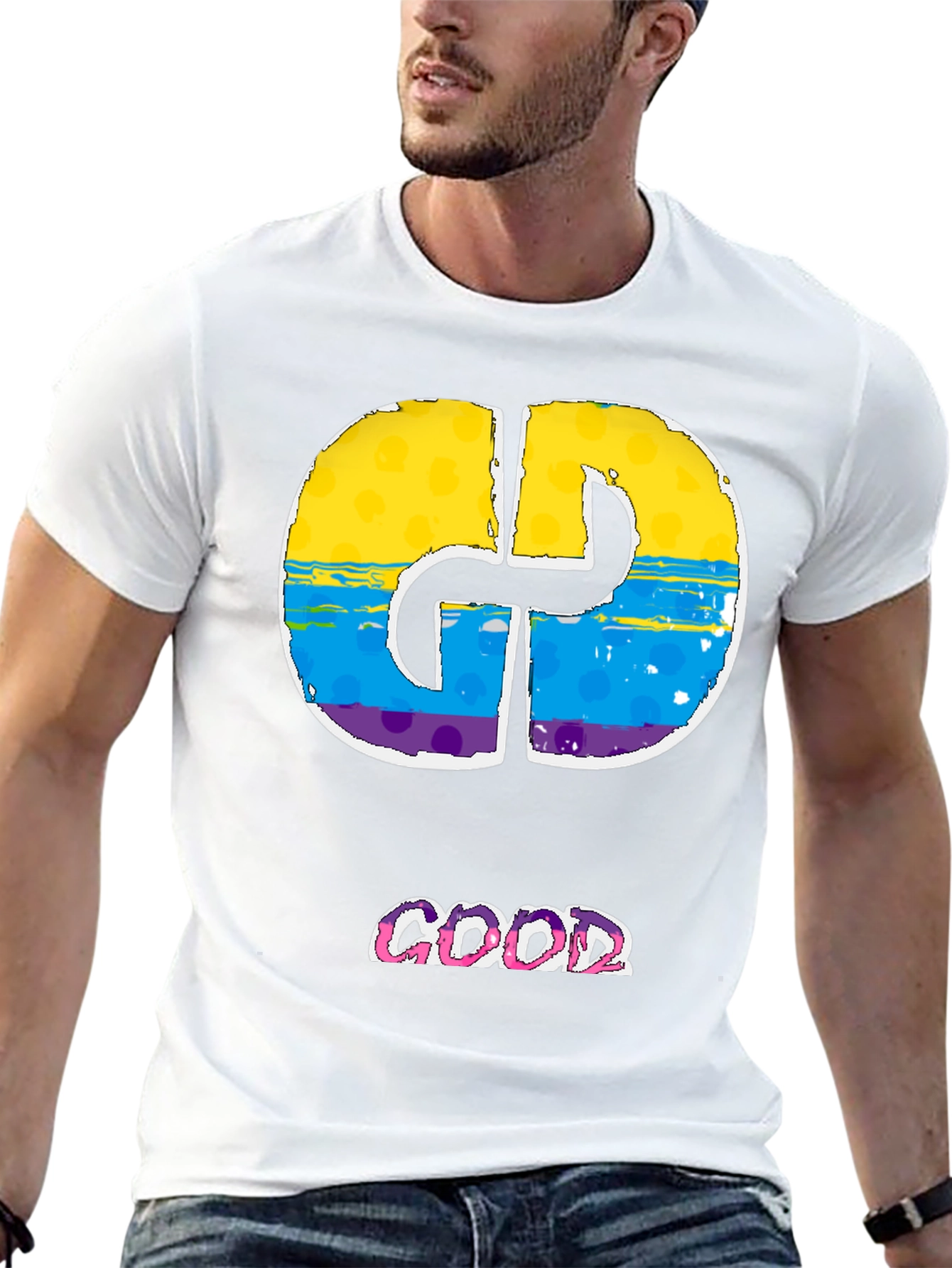 Cool Graphic Tee - Good Vibes