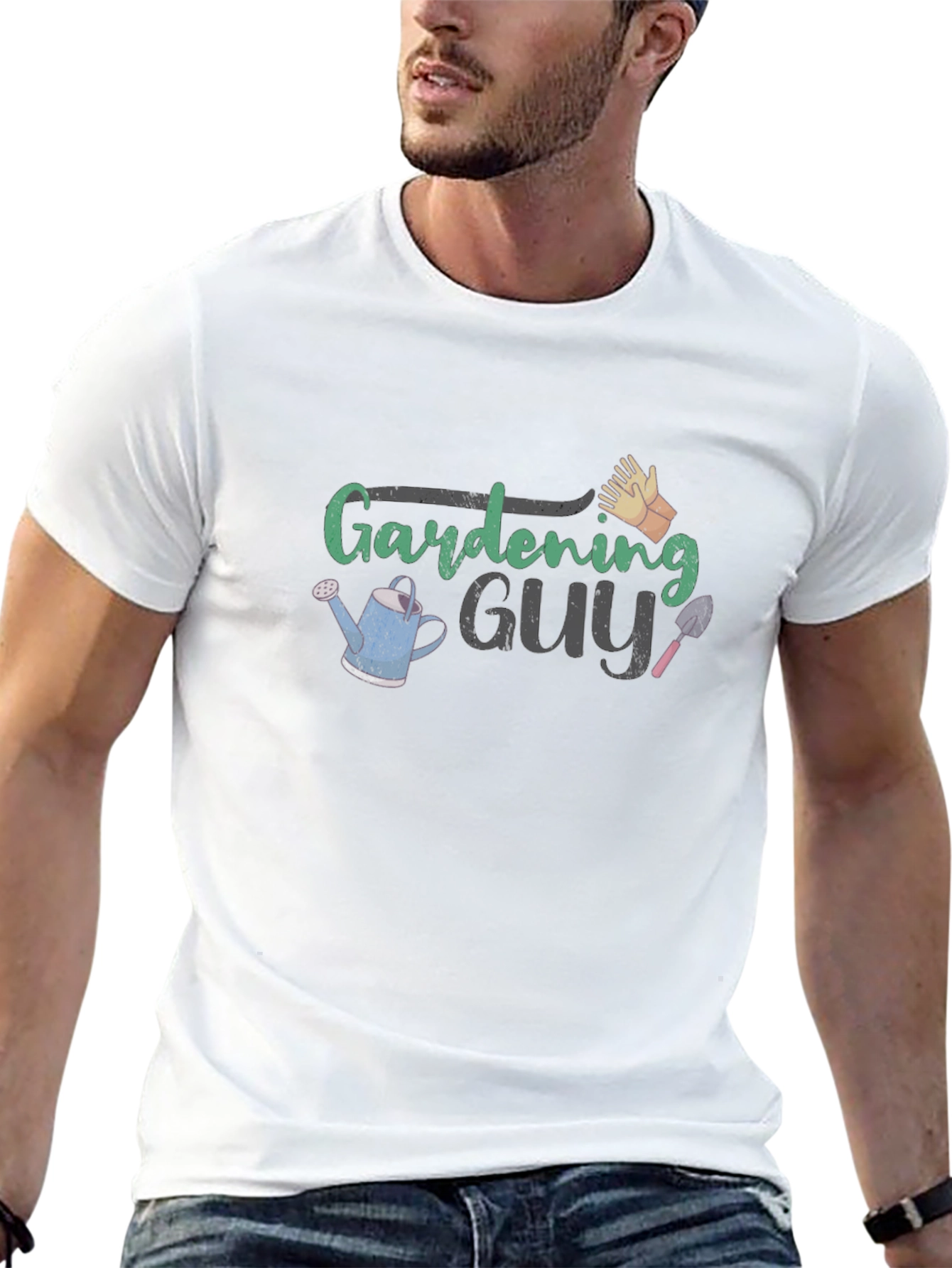 Gardening Guy T-Shirt Gardener Gift