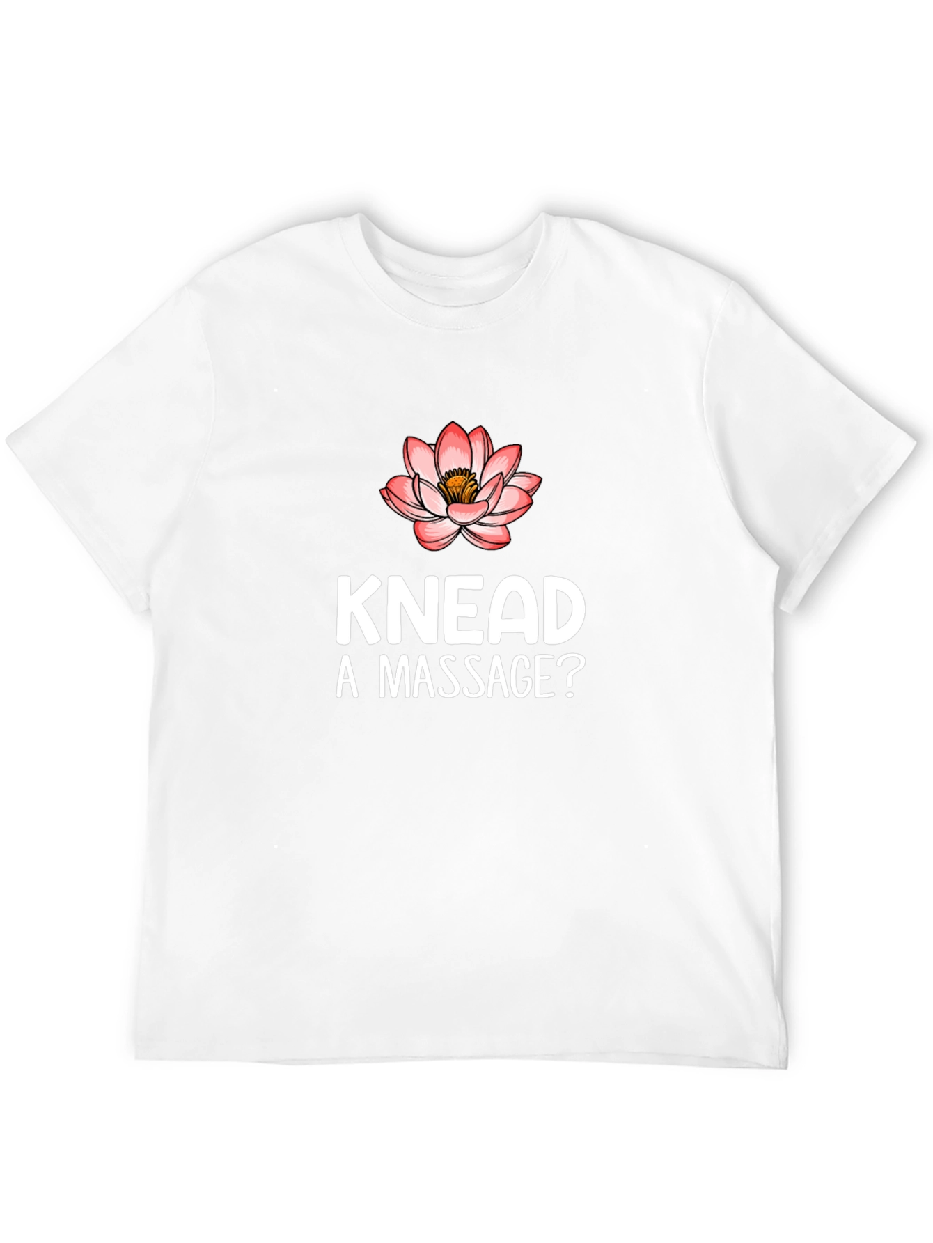 Knead a Massage? Funny Black Graphic Tee
