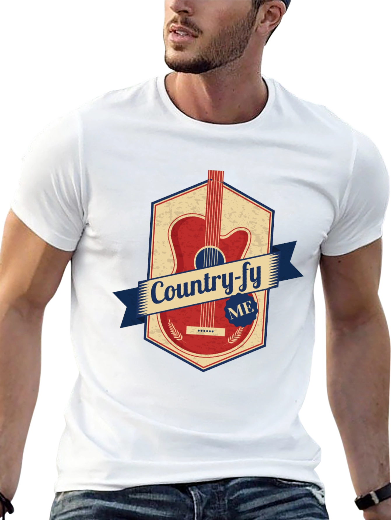 Country-fy Me Graphic Tee - Acoustic Guitar Design