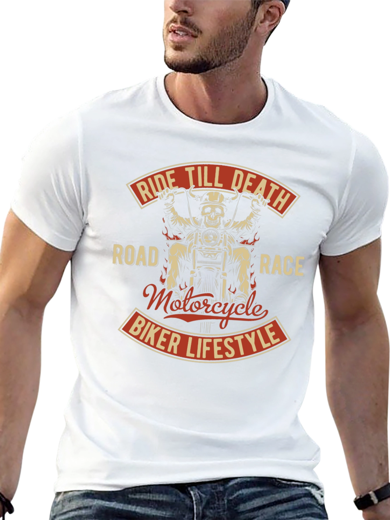 Ride Till Death Biker T-Shirt