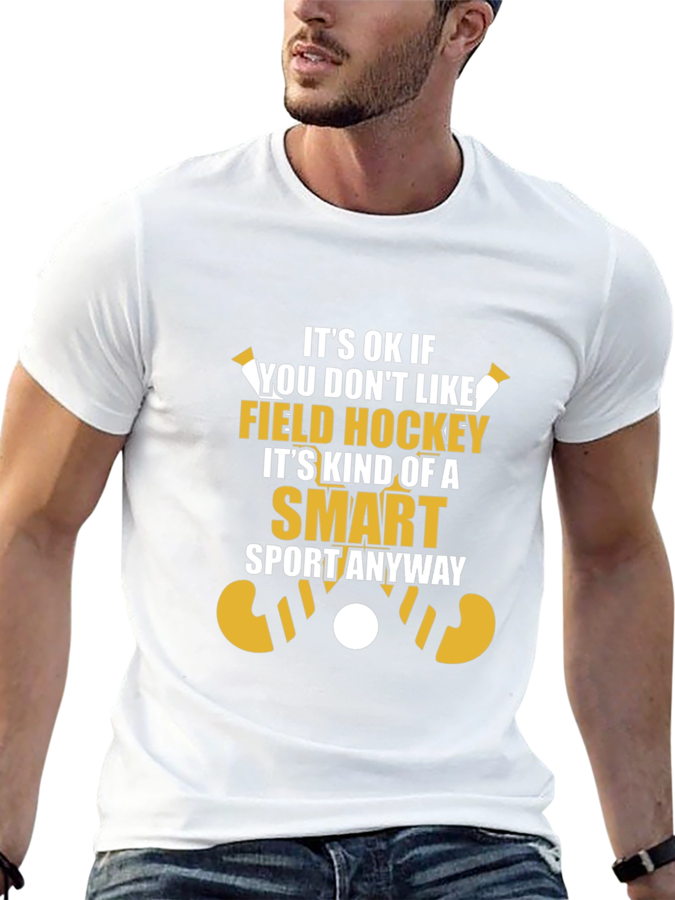 Funny Field Hockey Smart Sport T-Shirt