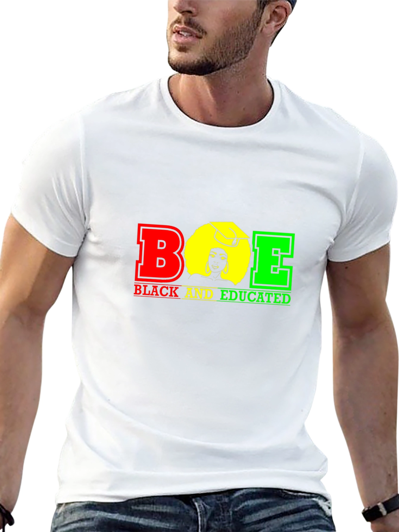 Black and Educated Graphic T-Shirt