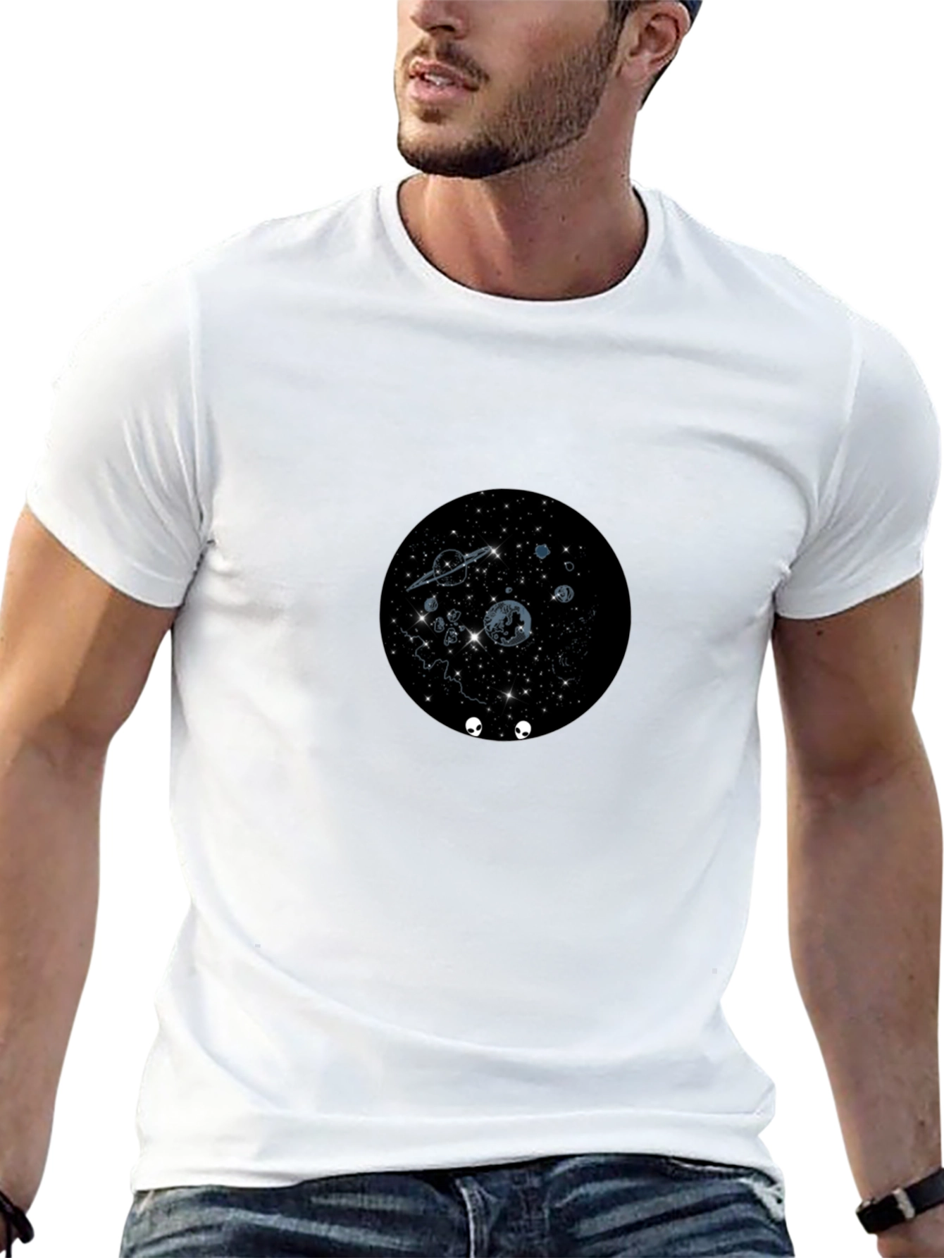 Cosmic Dream Black T-Shirt