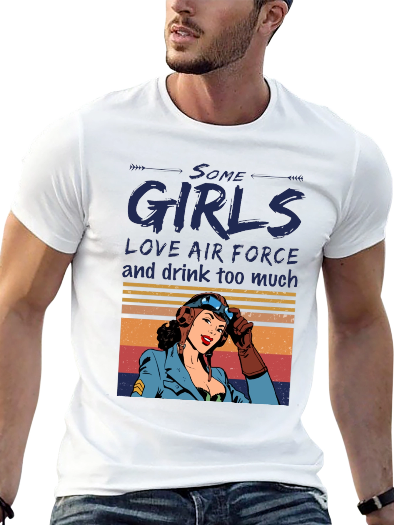 Some Girls Love Air Force T-Shirt