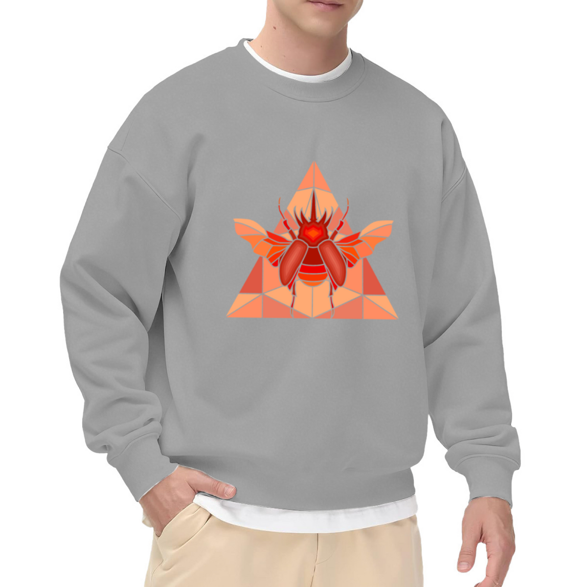 Gothic Geometric Art Deco Graphic ԲÁìÎÀÒ - Unique Design Pullover Sweatshirt