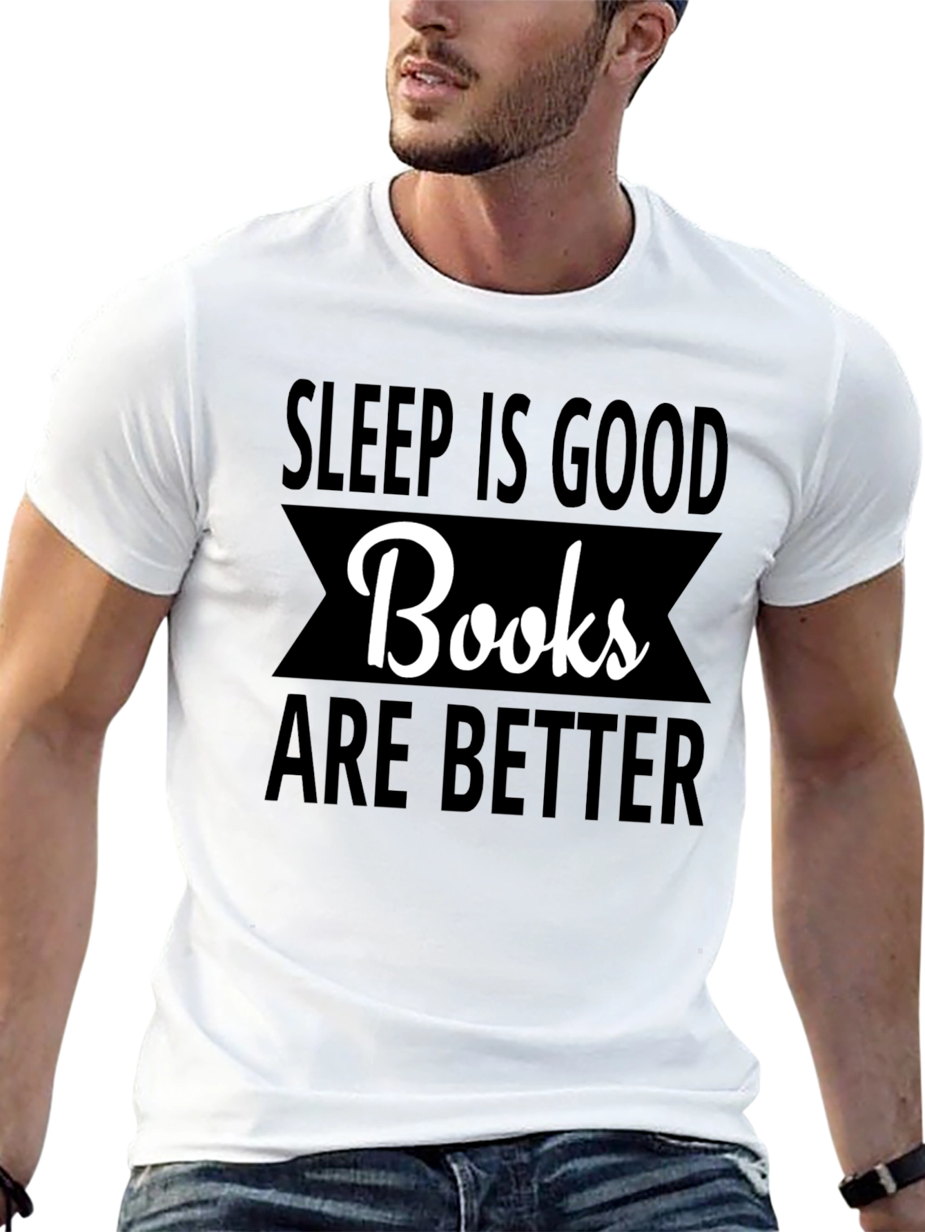Sleep is Good Books are Better T-Shirt
