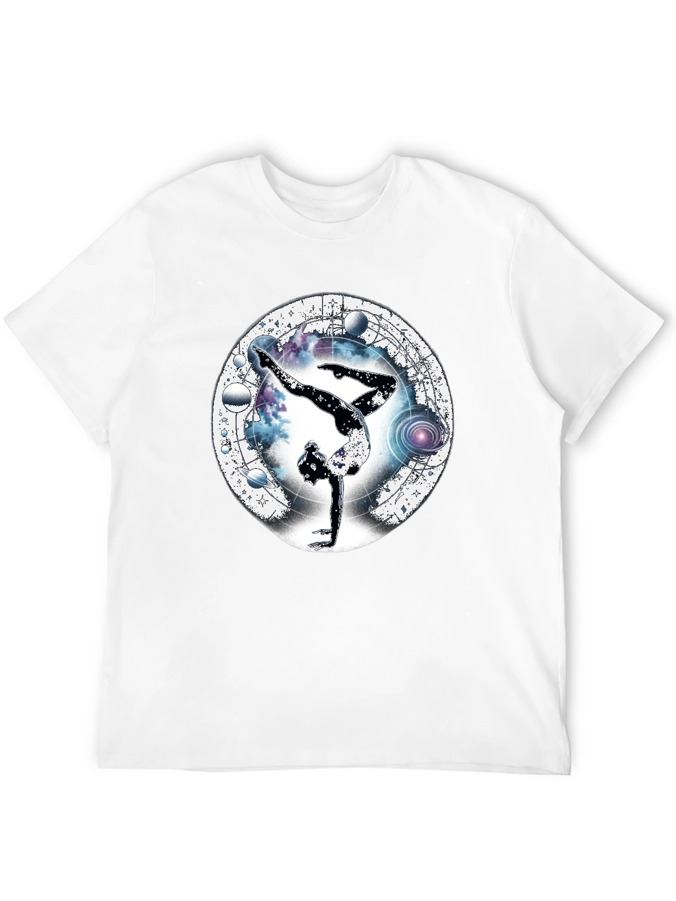 Cosmic Yogi T-Shirt - Handstand Design