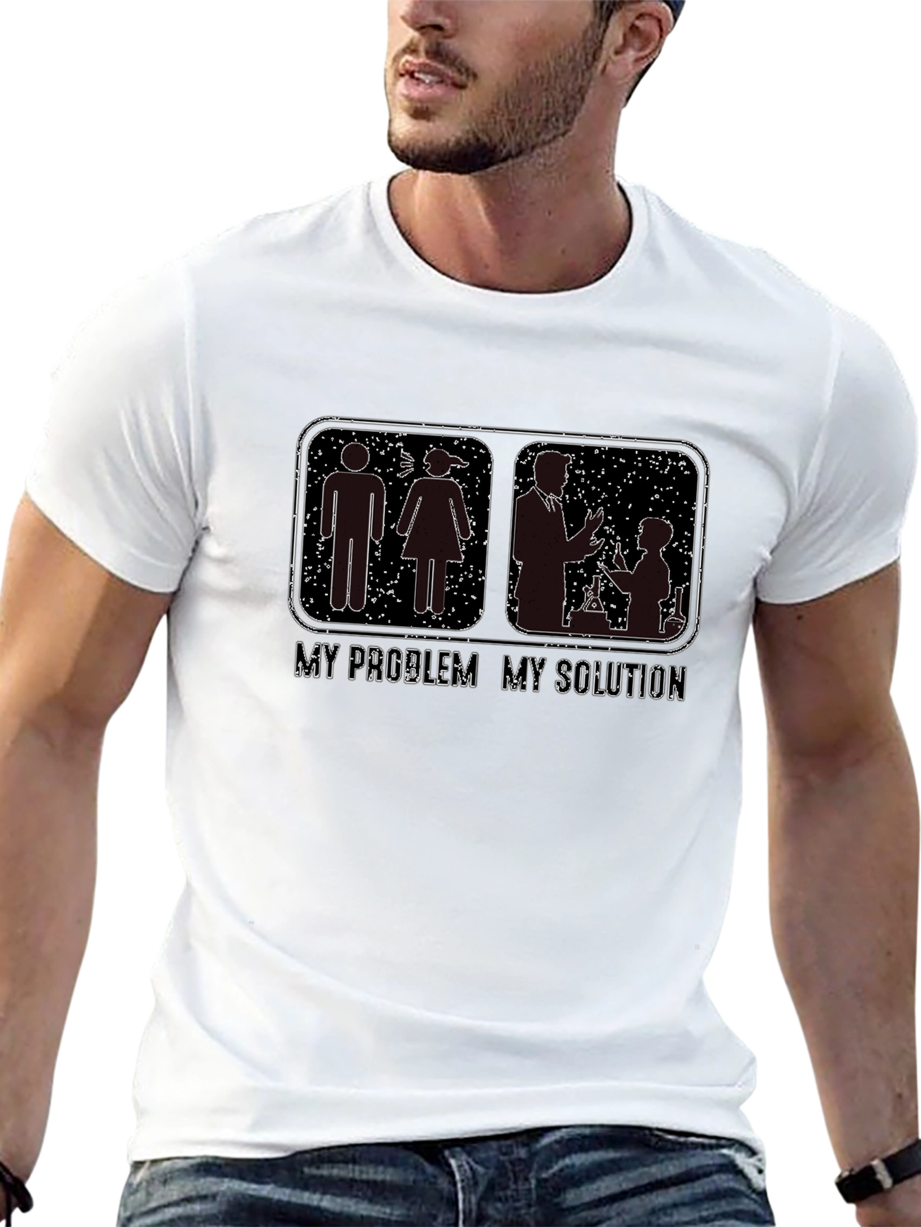 Problem Solution Graphic T-Shirt