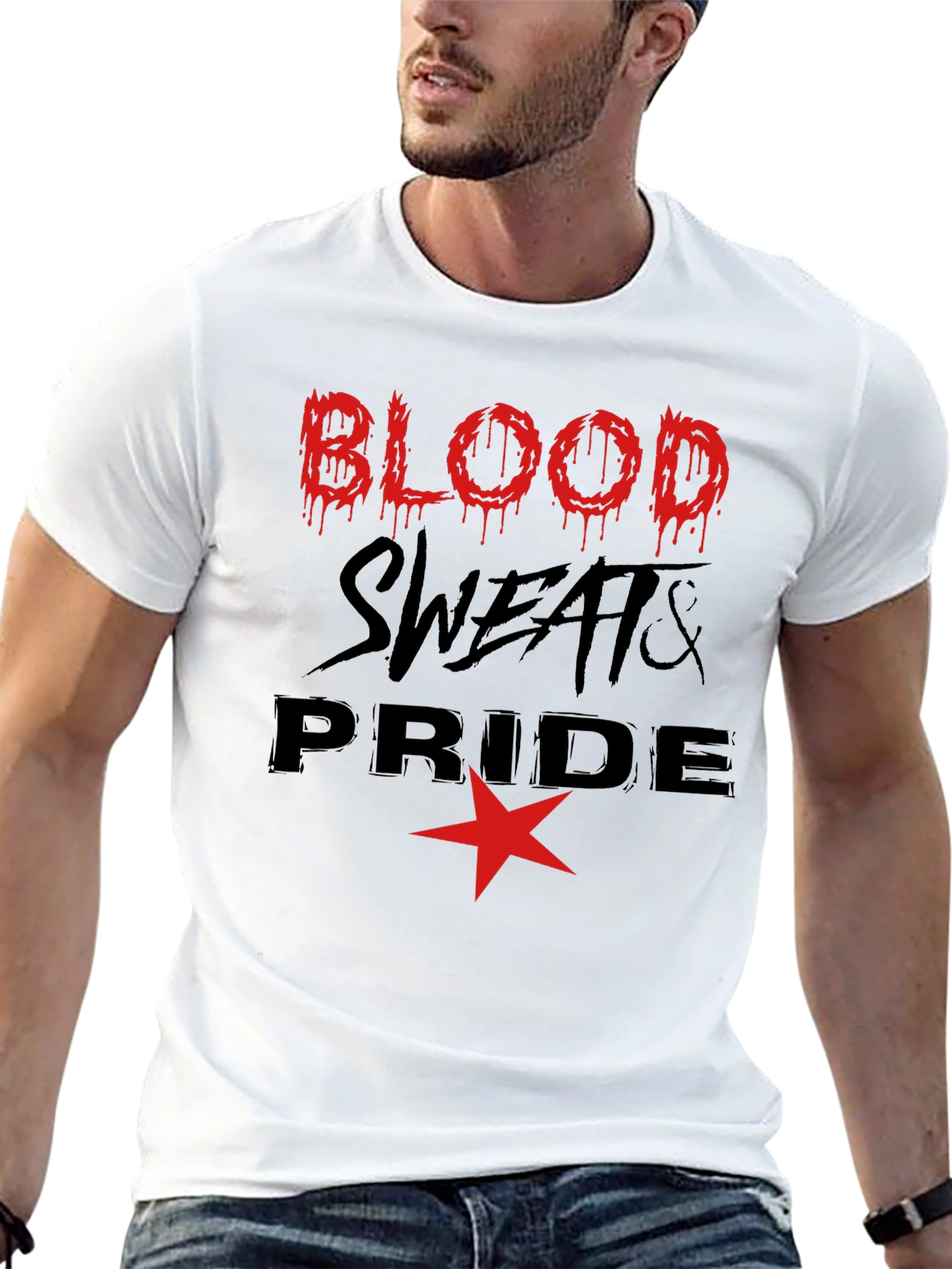 Blood Sweats & Pride Graphic Tee