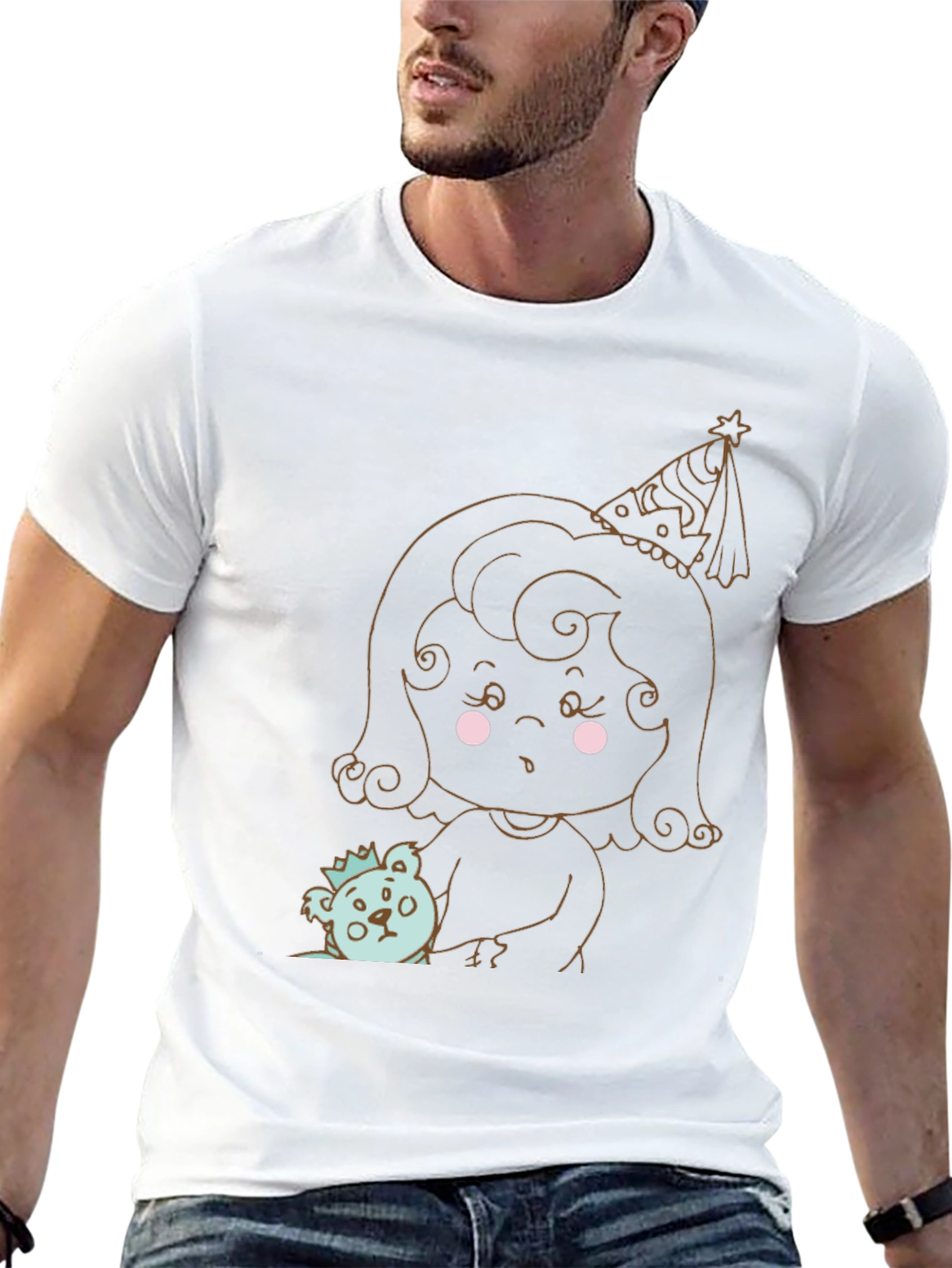 Fun Cartoon Graphic T-Shirt