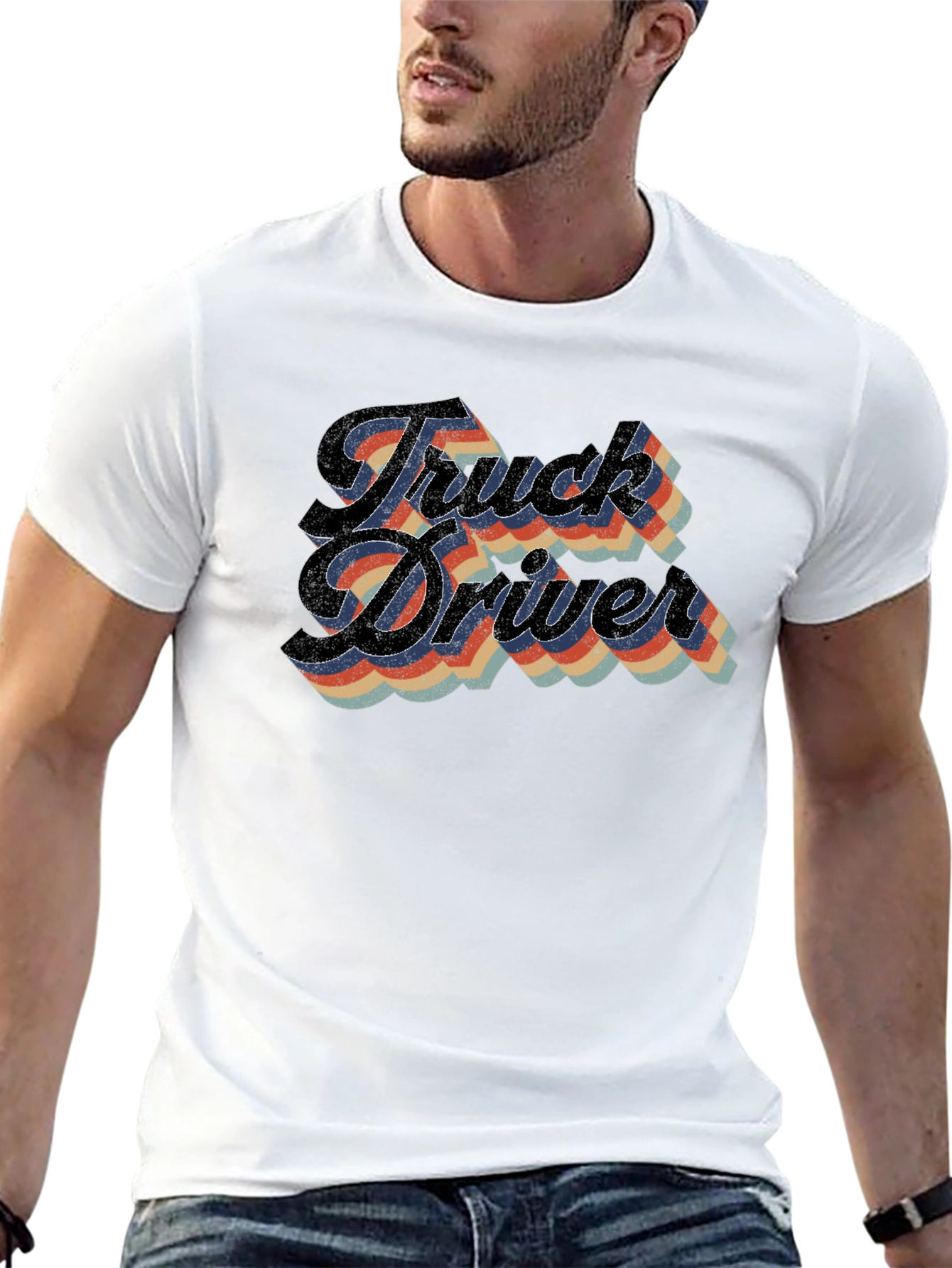 Truck Driver Retro Style T-Shirt