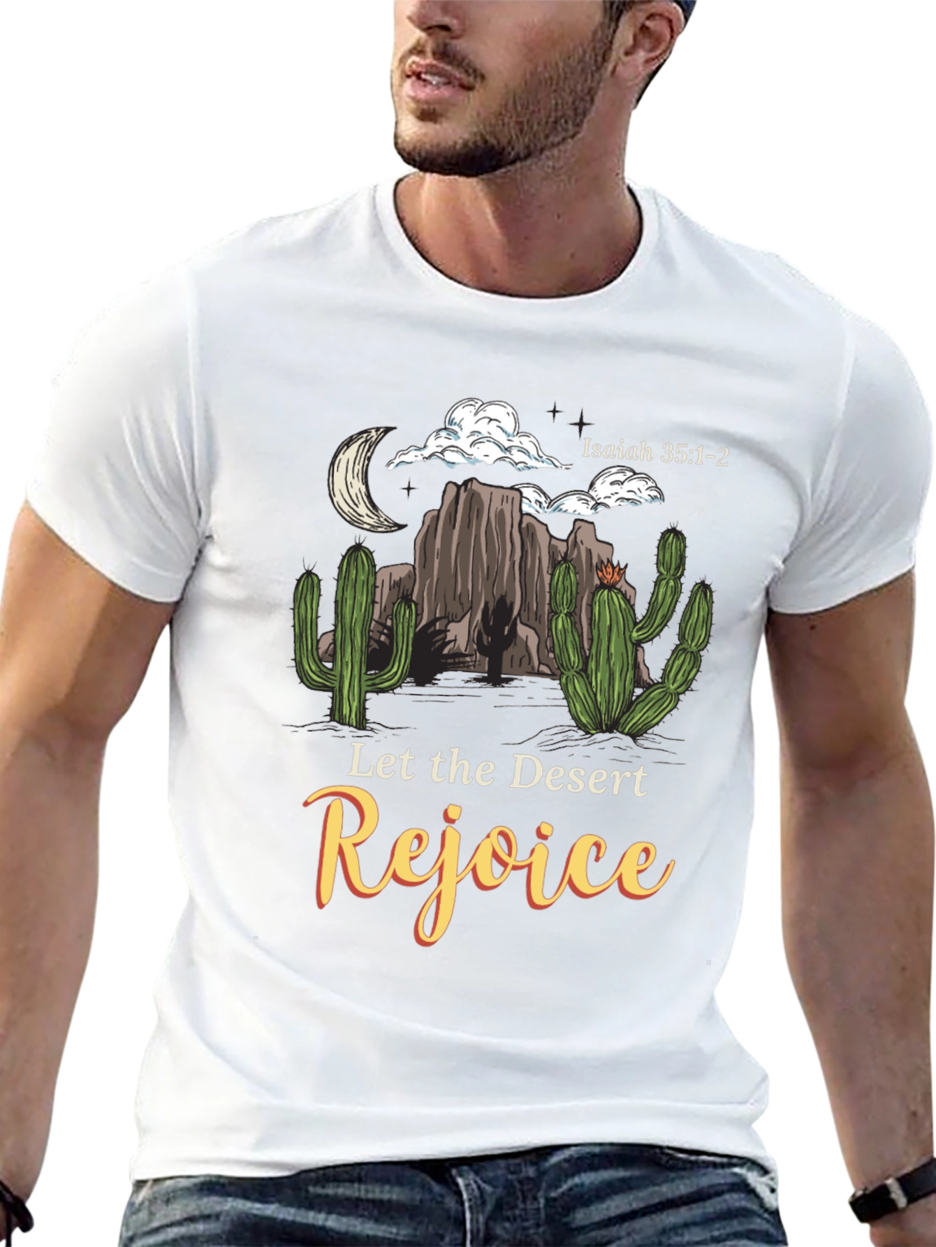Desert Rejoice T-Shirt Isaiah 35:1-2 Graphic Tee