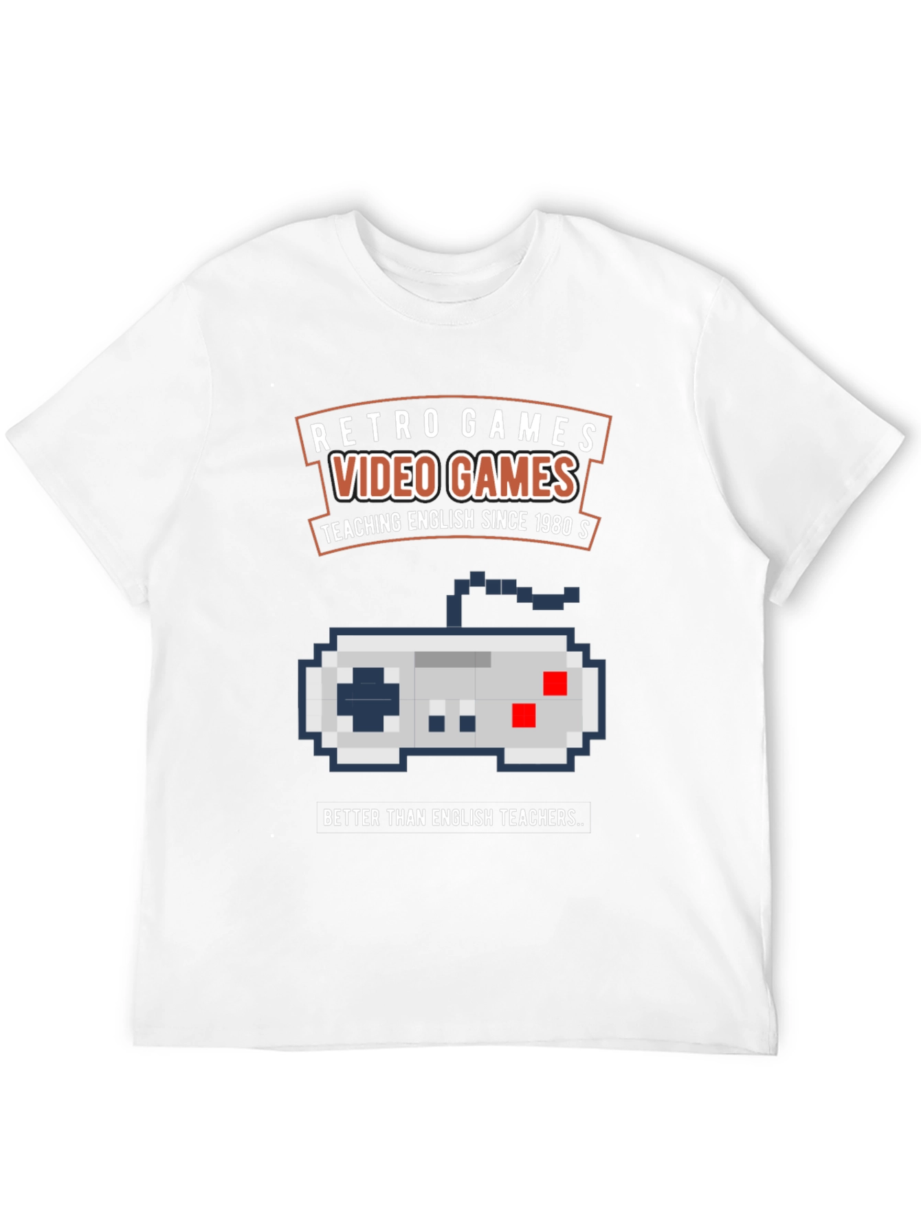 Retro Video Games T-Shirt - English Teacher