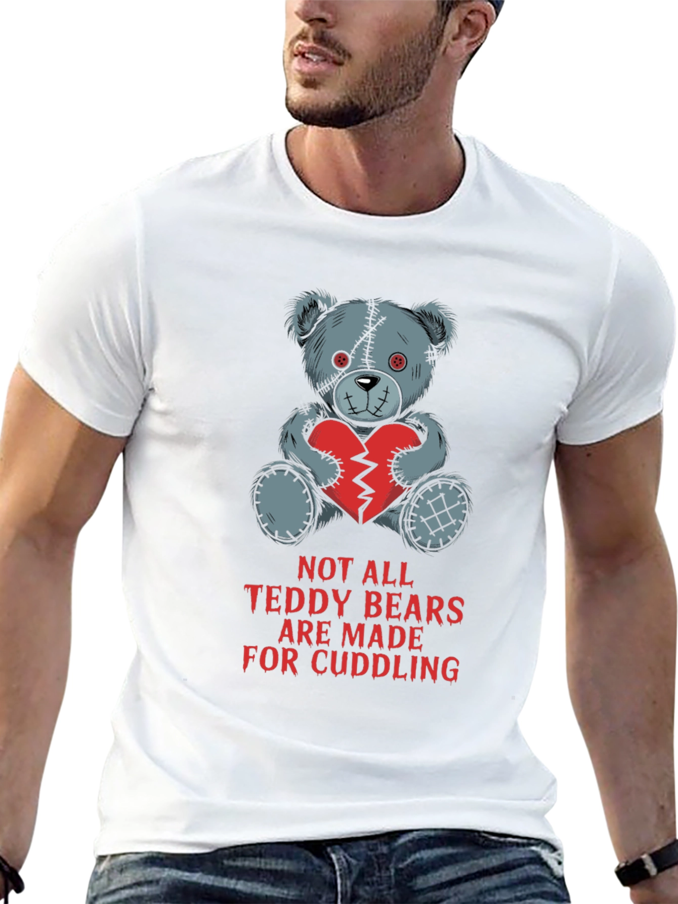 Edgy Teddy Bear T-Shirt - Not for Cuddling