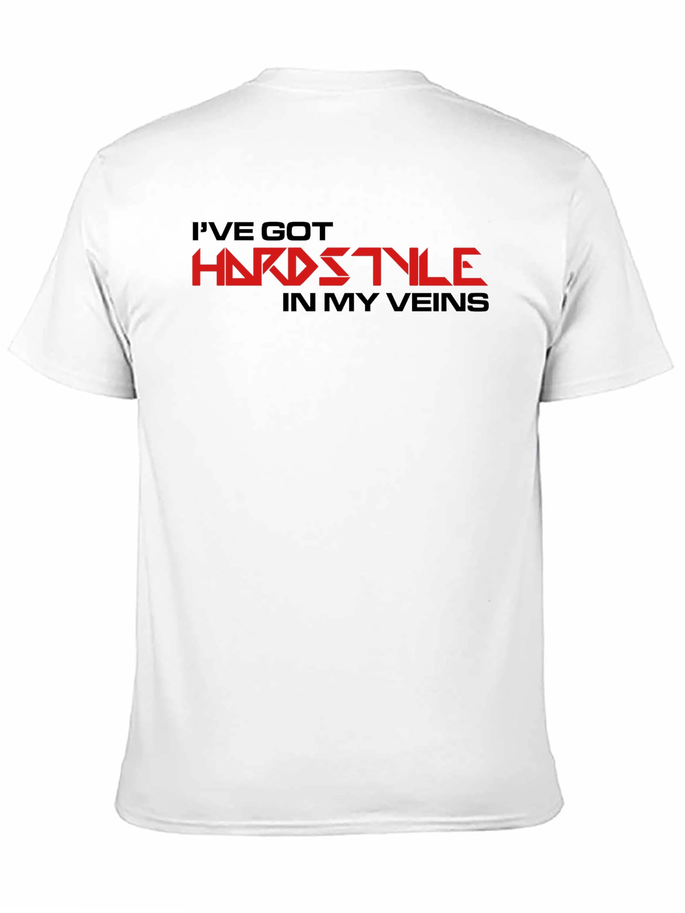 Hardstyle Graphic Tee - Black Cotton Comfort
