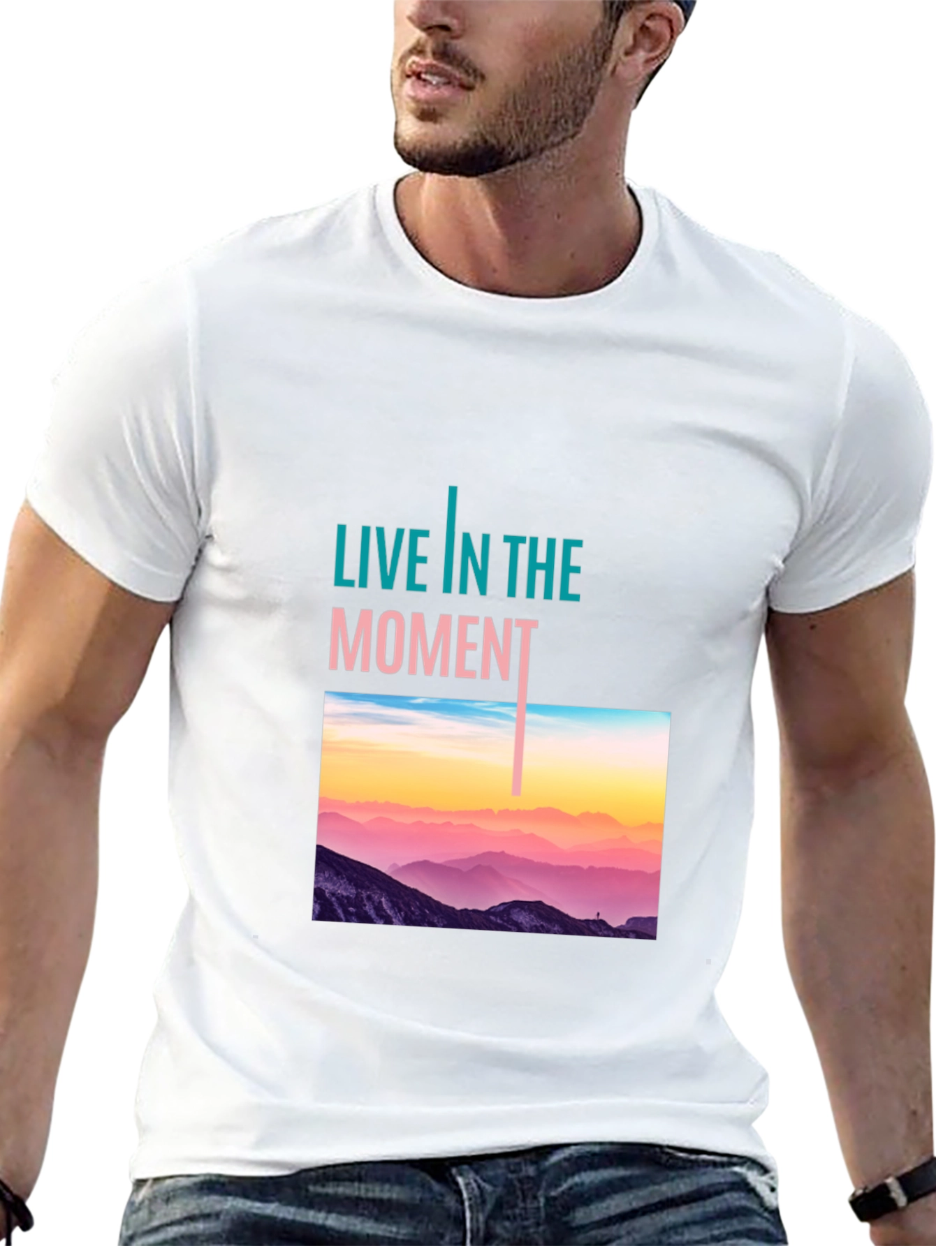 Live In The Moment Graphic T-Shirt
