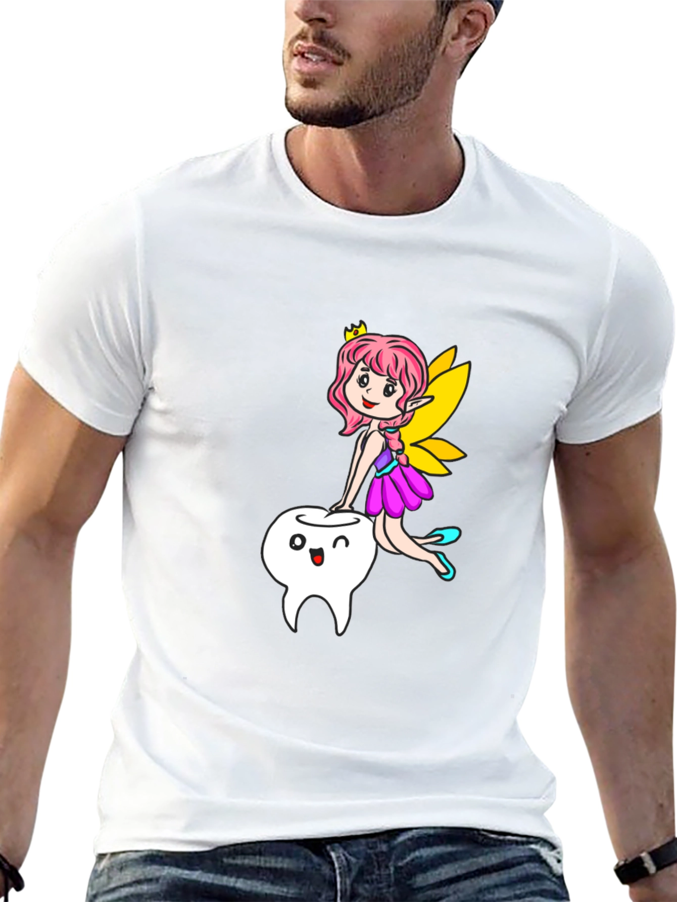 Cute Tooth Fairy Graphic T-Shirt