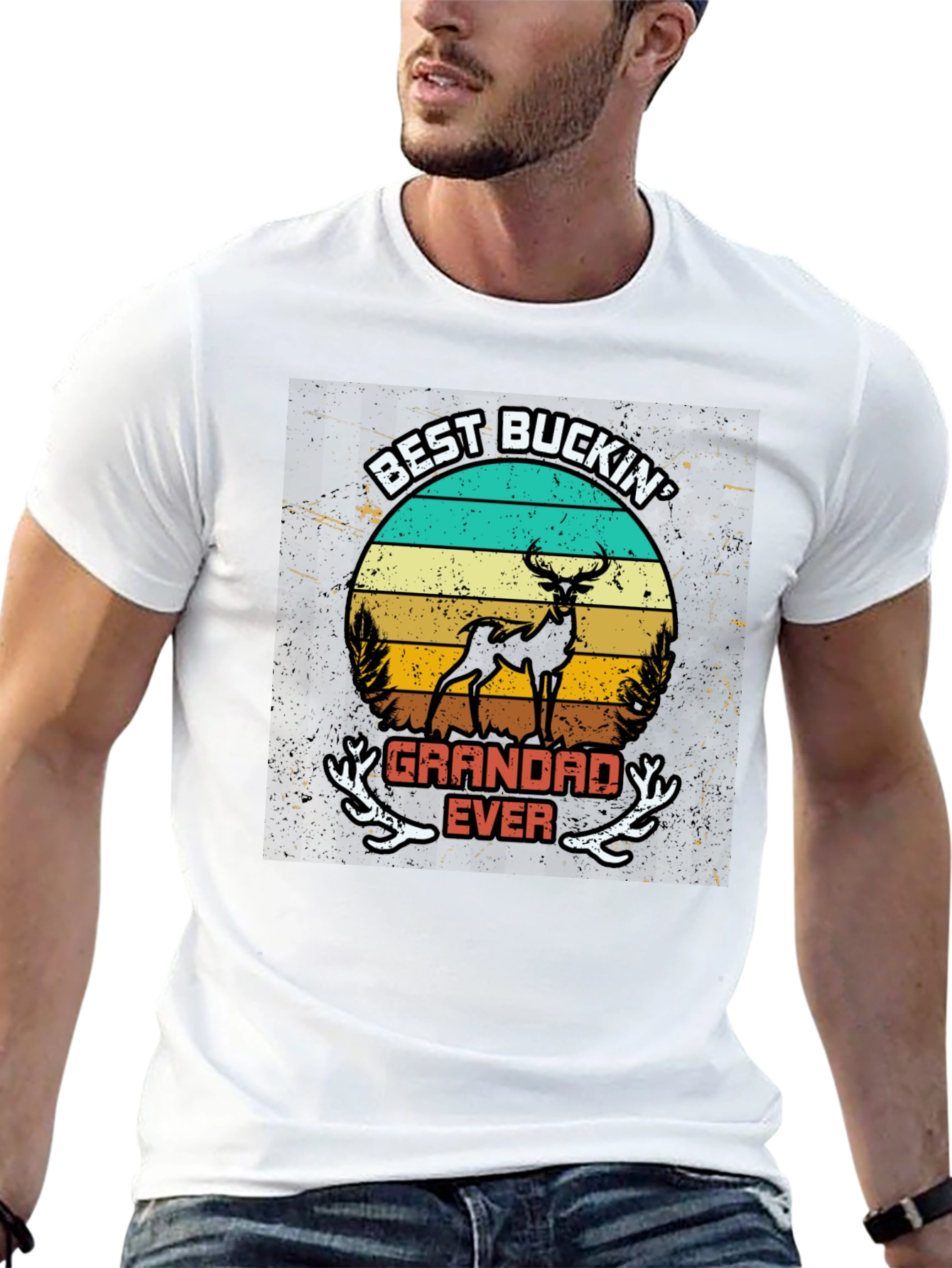 Best Buckin Grandad Ever T-Shirt
