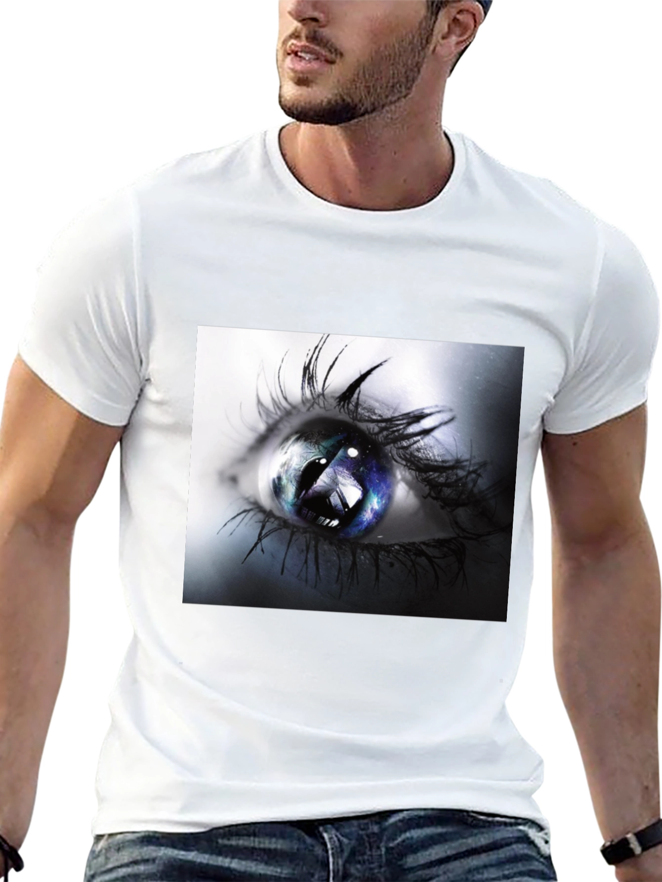 Eye Graphic Black T-Shirt