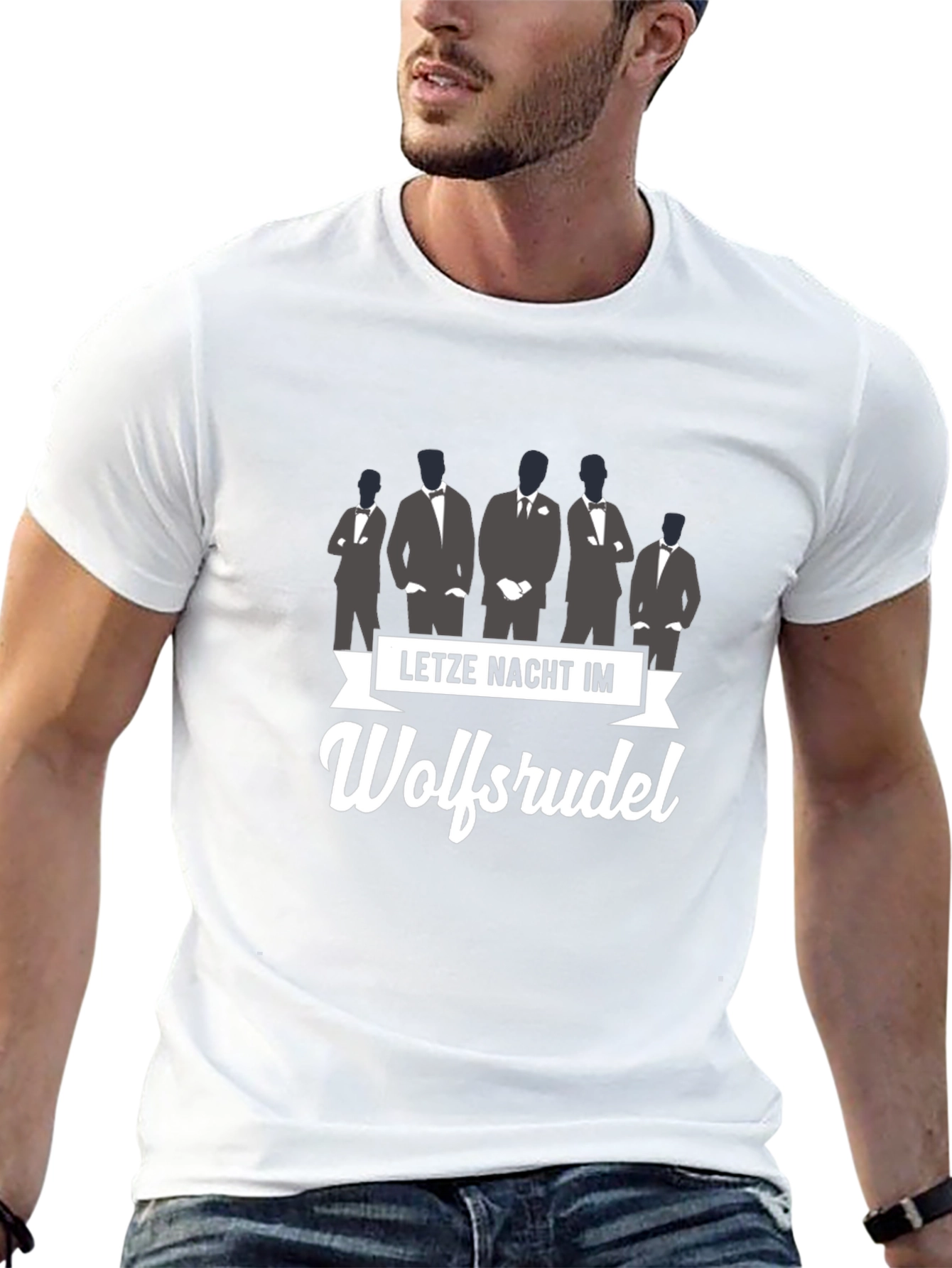 Wolfsrudel Bachelor Party T-Shirt