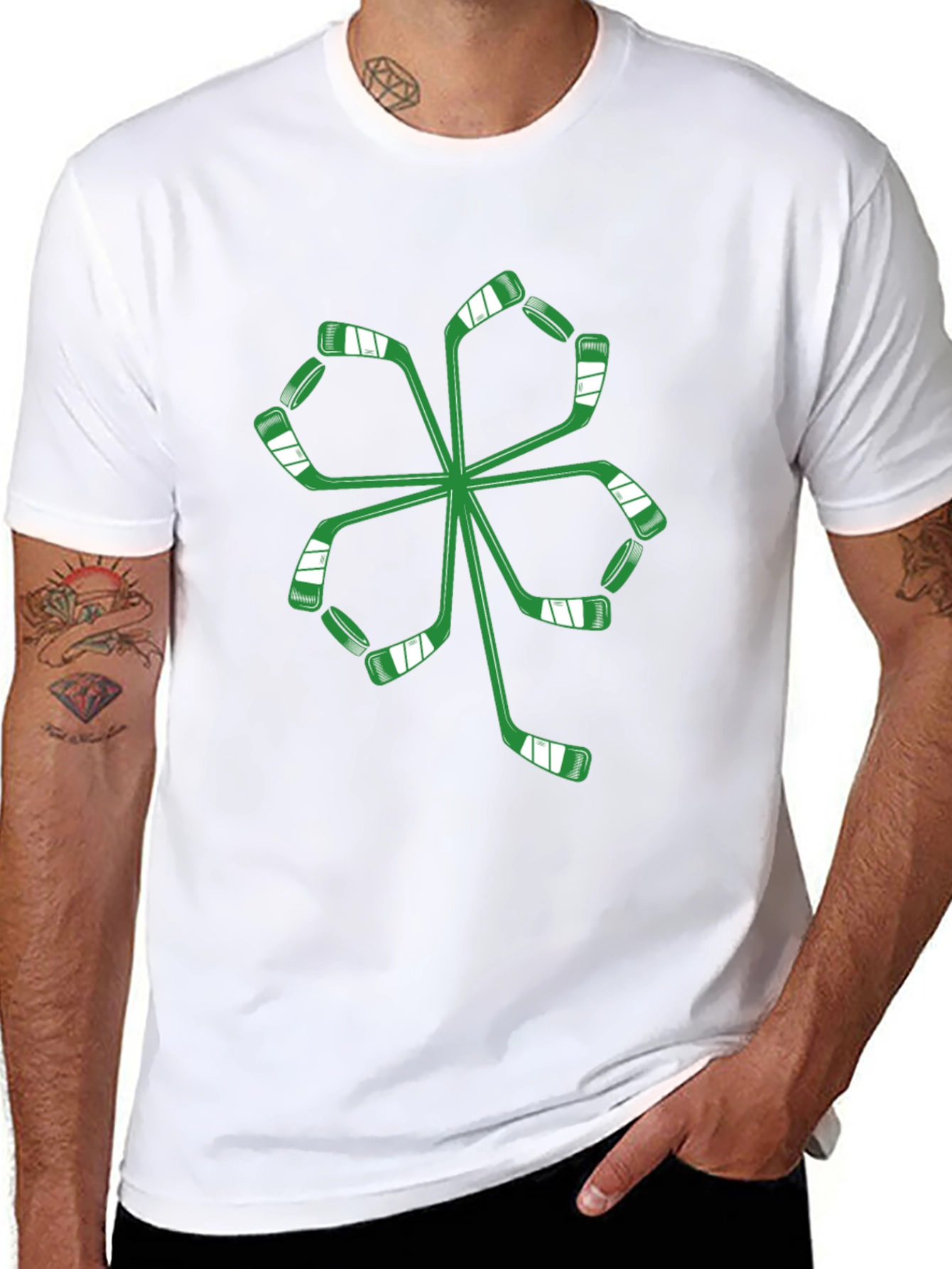 Hockey Stick Clover T-Shirt