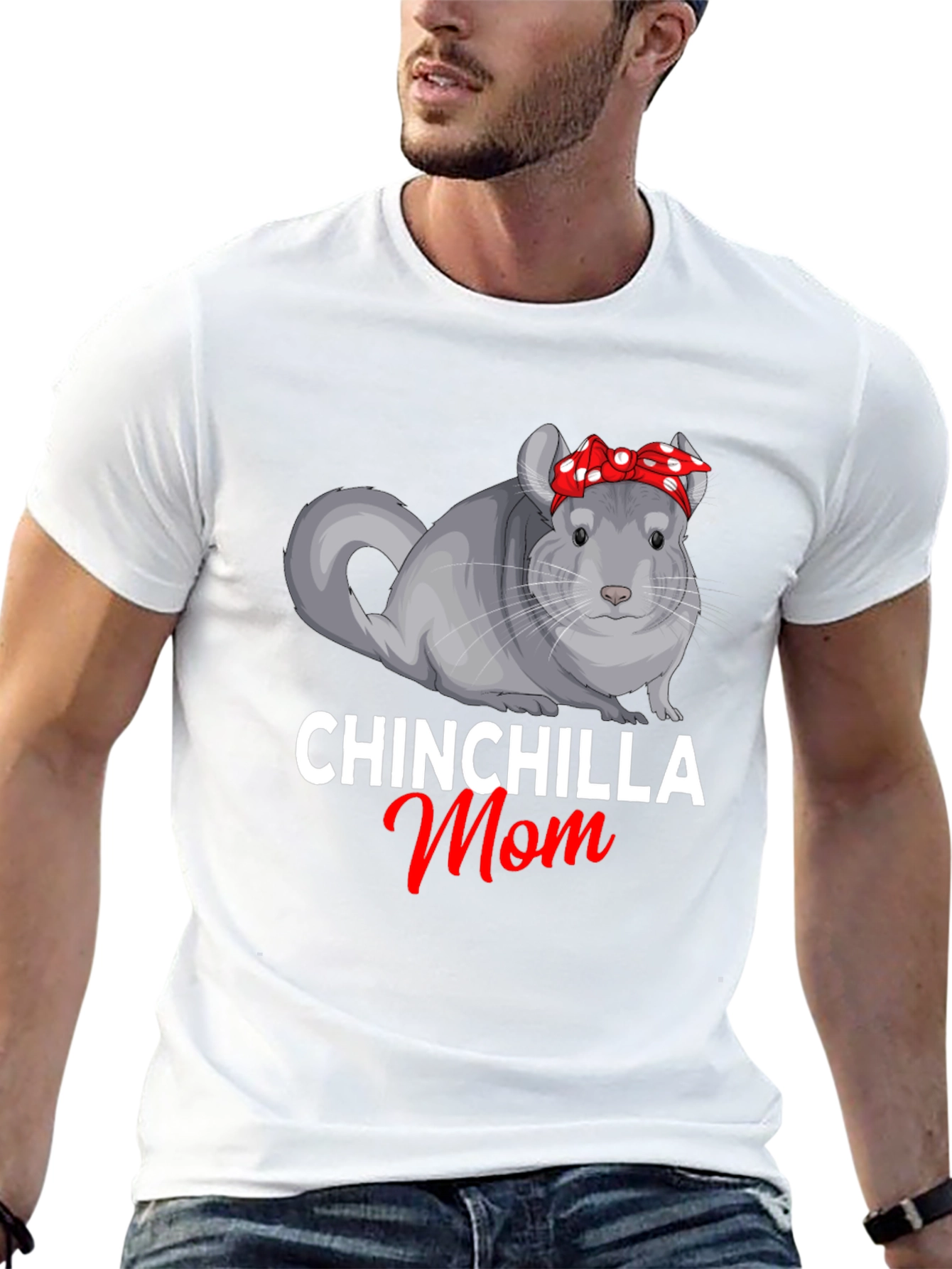 Chinchilla Mom Graphic T-Shirt