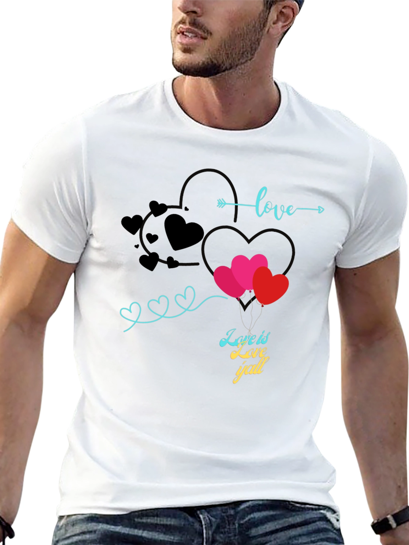 Love is Love Yall Graphic Tee