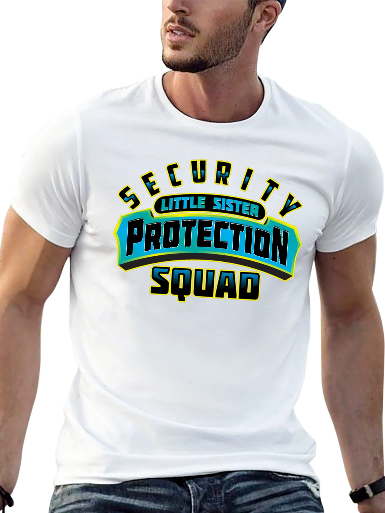 Little Sister Security Protection Squad Tee