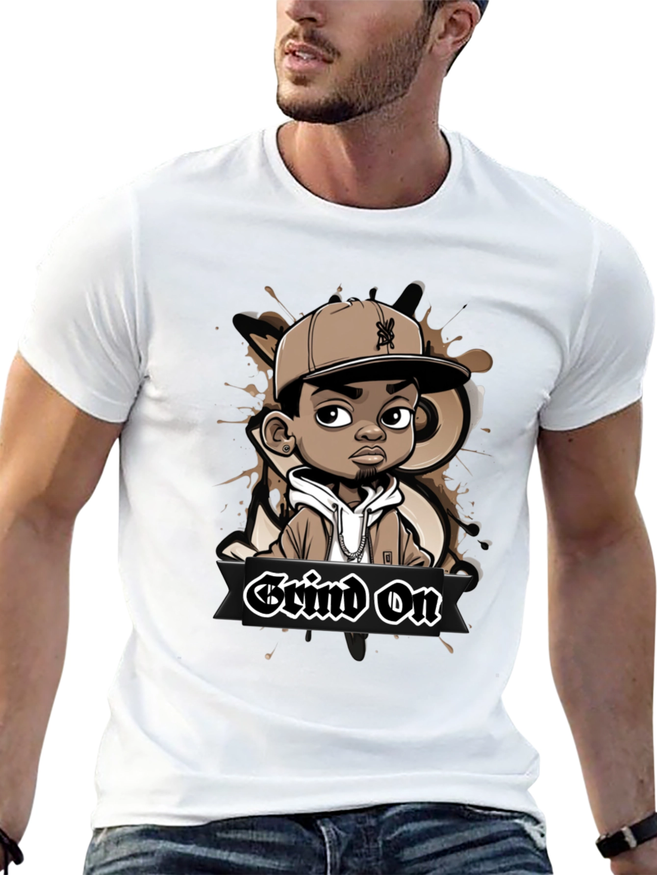 Grind On Graphic Tee - Cool Urban Style