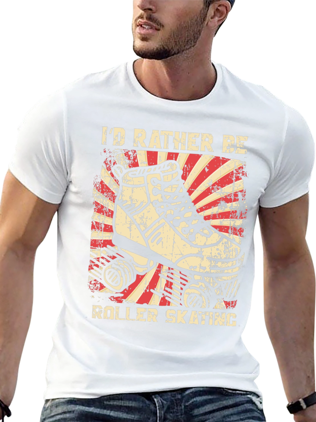 Roller Skating T-Shirt - Id Rather Be Skating!