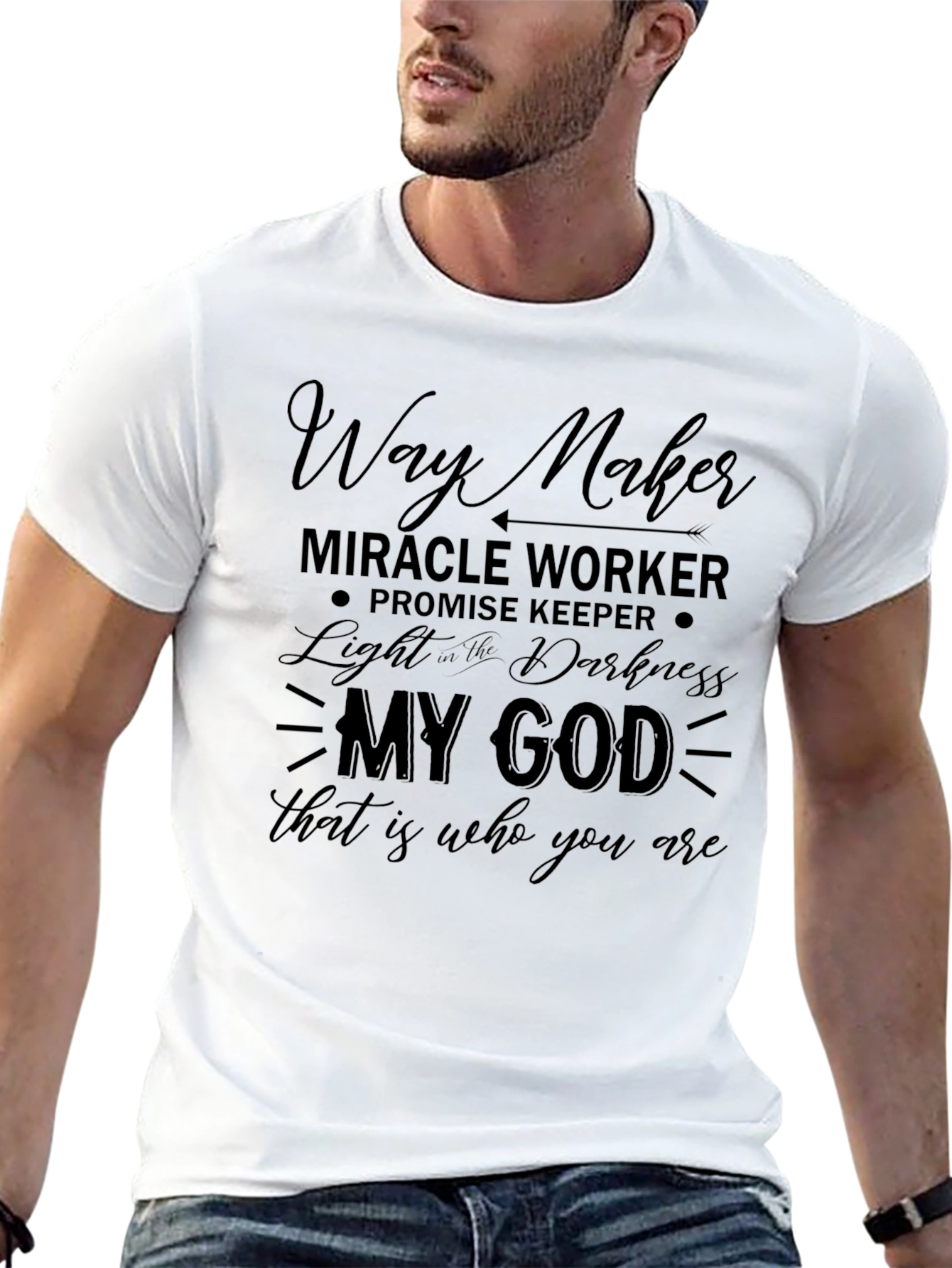 Way Maker Miracle Worker Christian T-Shirt