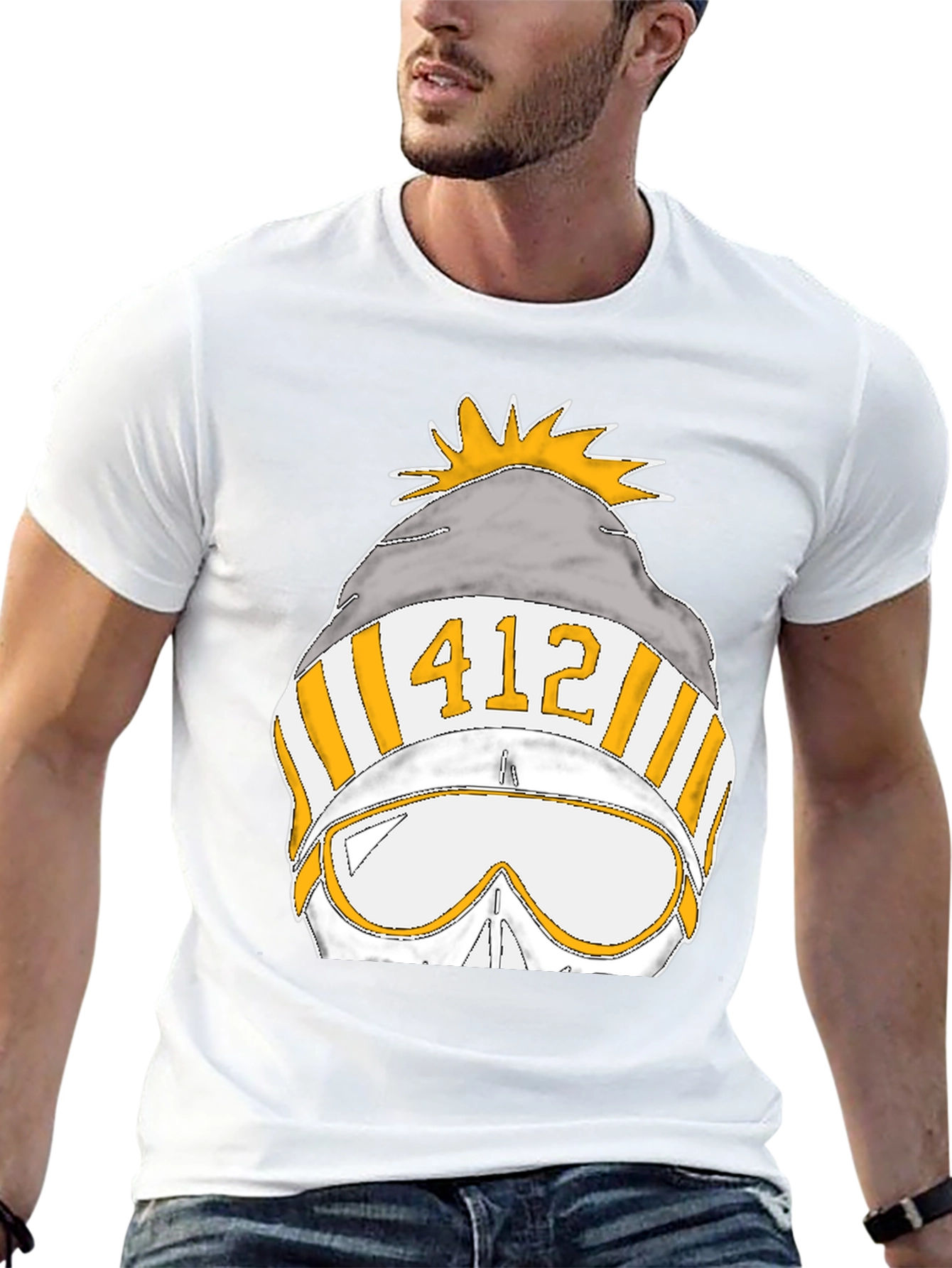 412 Ski Helmet Graphic Tee