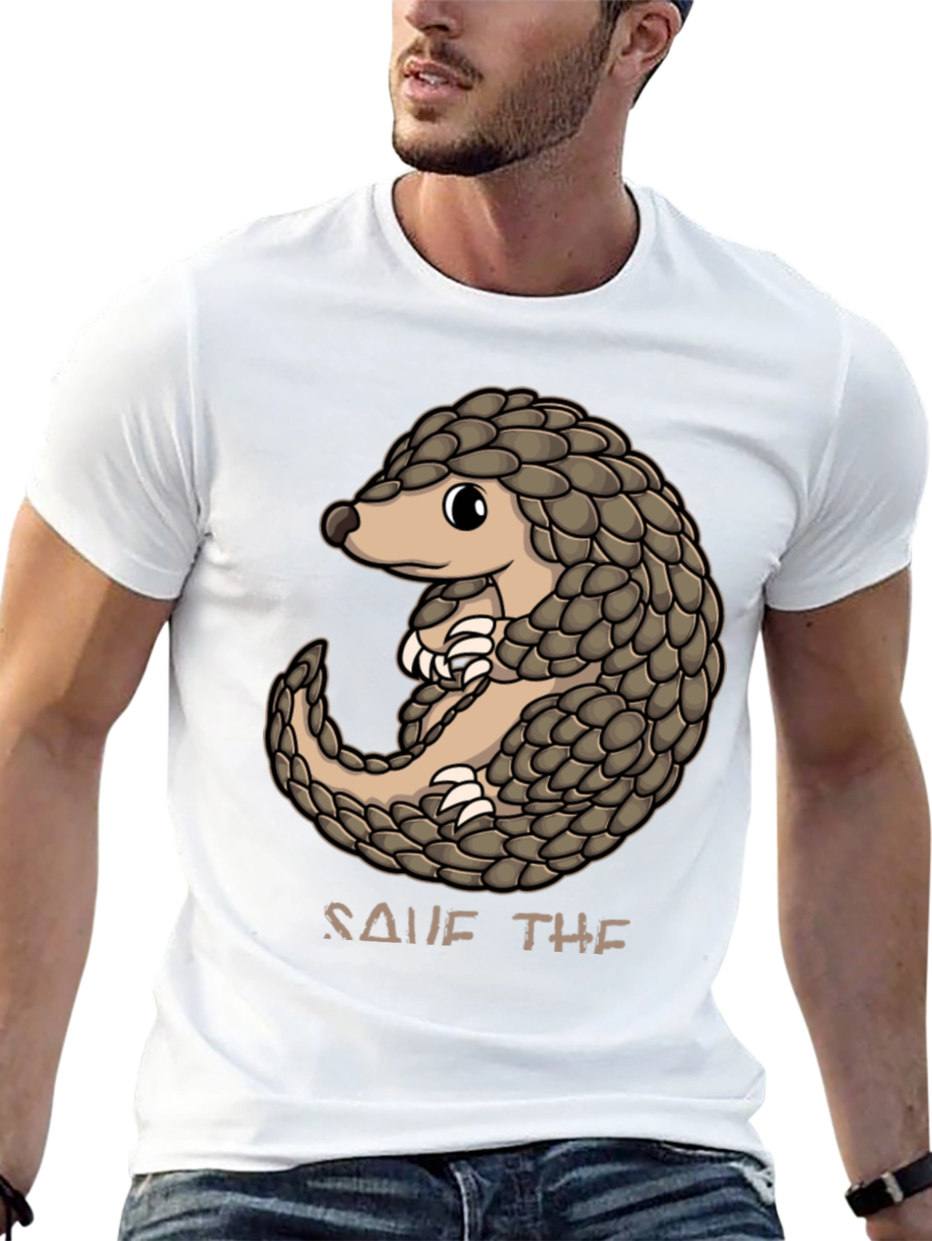 Save the Pangolin Graphic T-Shirt