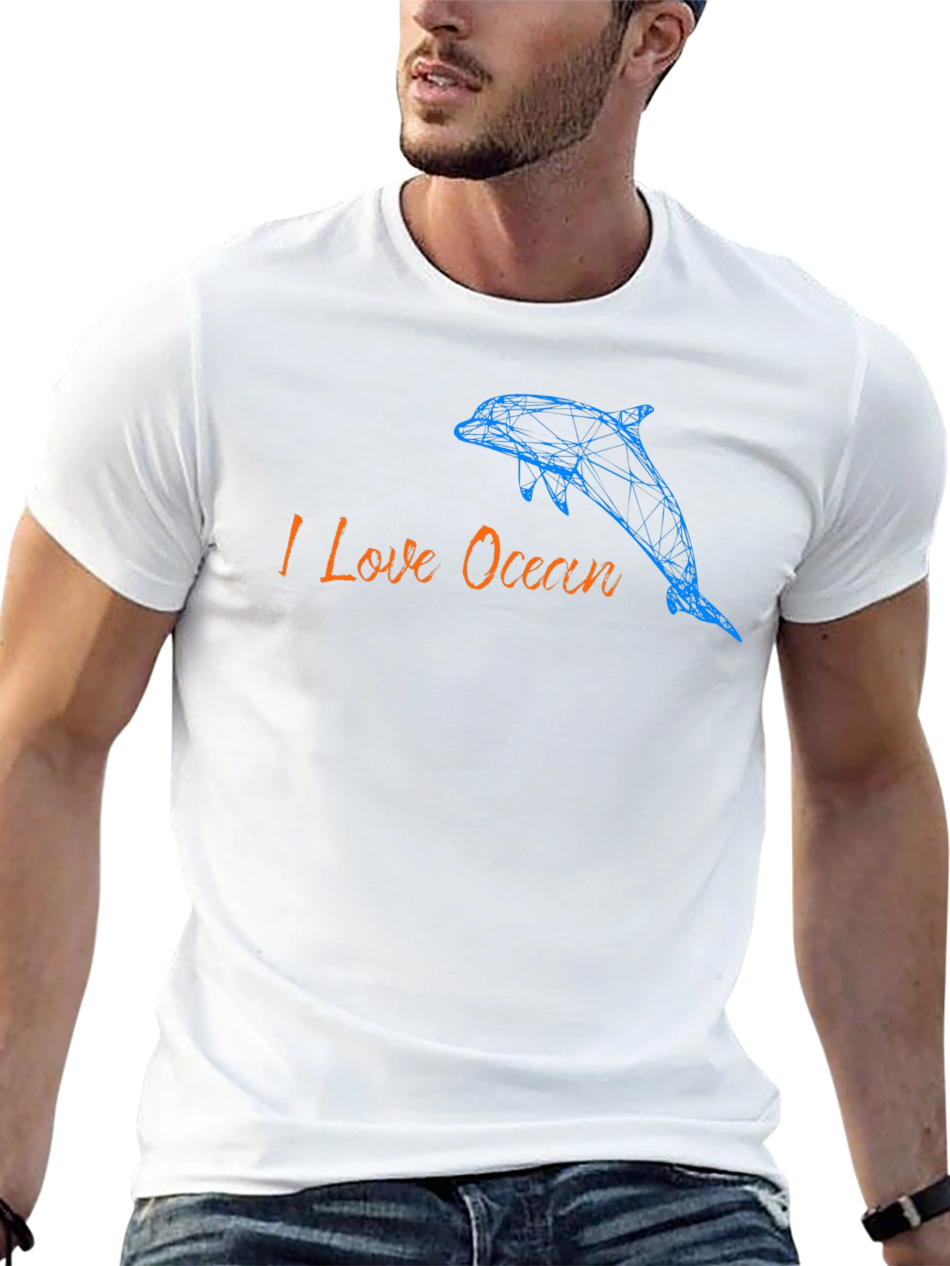 I Love Ocean Graphic Tee