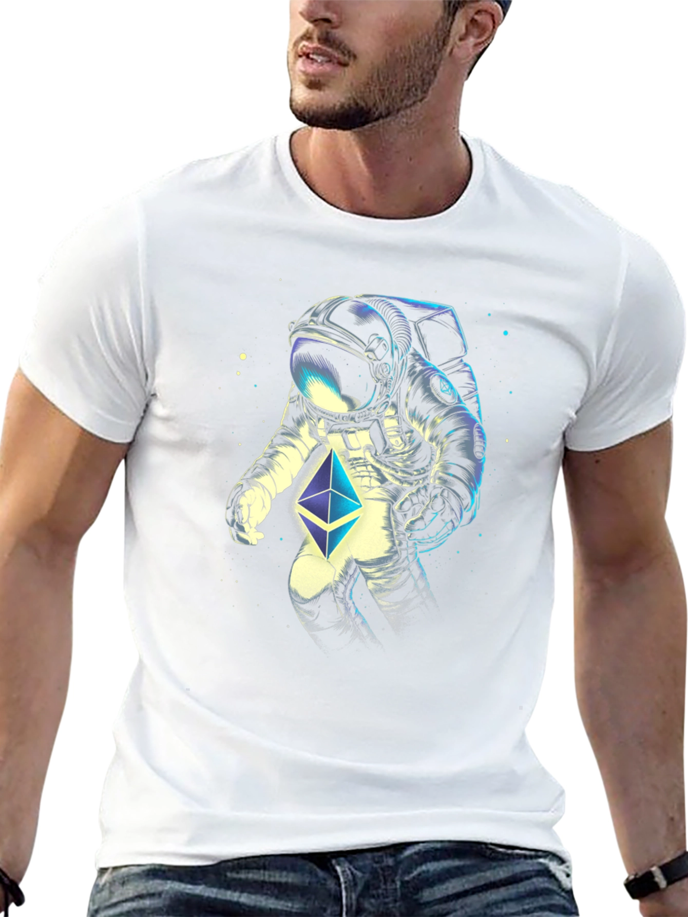 Astronaut Ethereum Crypto T-Shirt