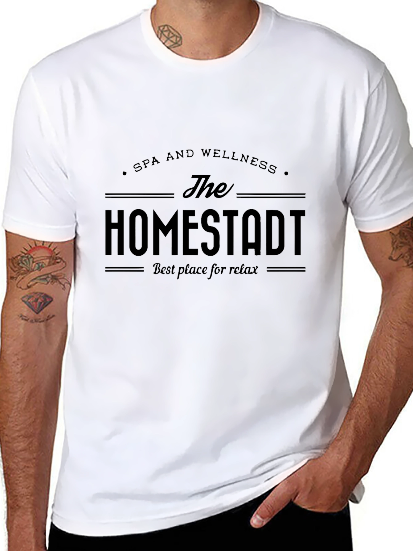 The Homestead Spa & Wellness Black T-Shirt