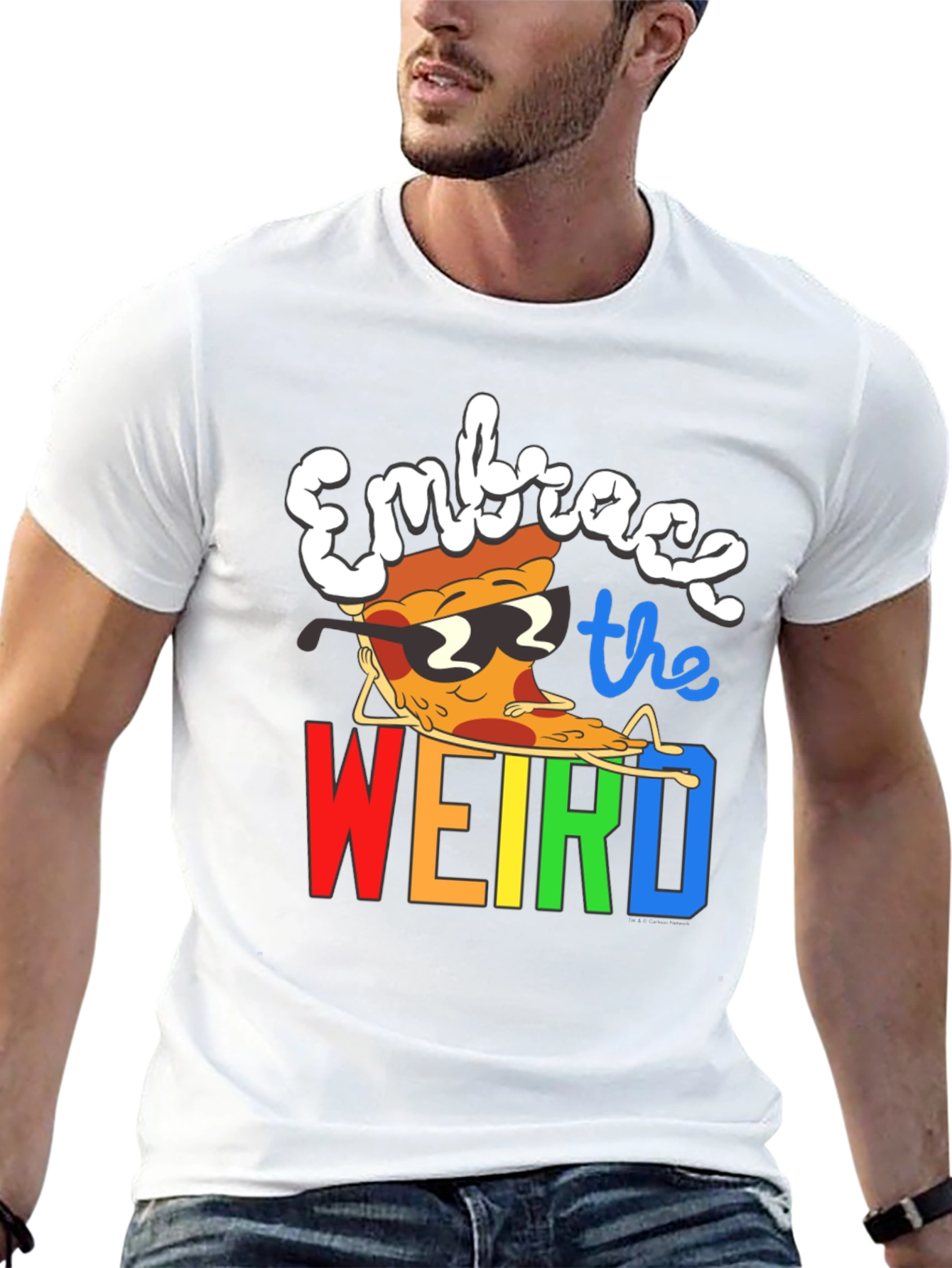 Embrace the Weird Pizza T-Shirt