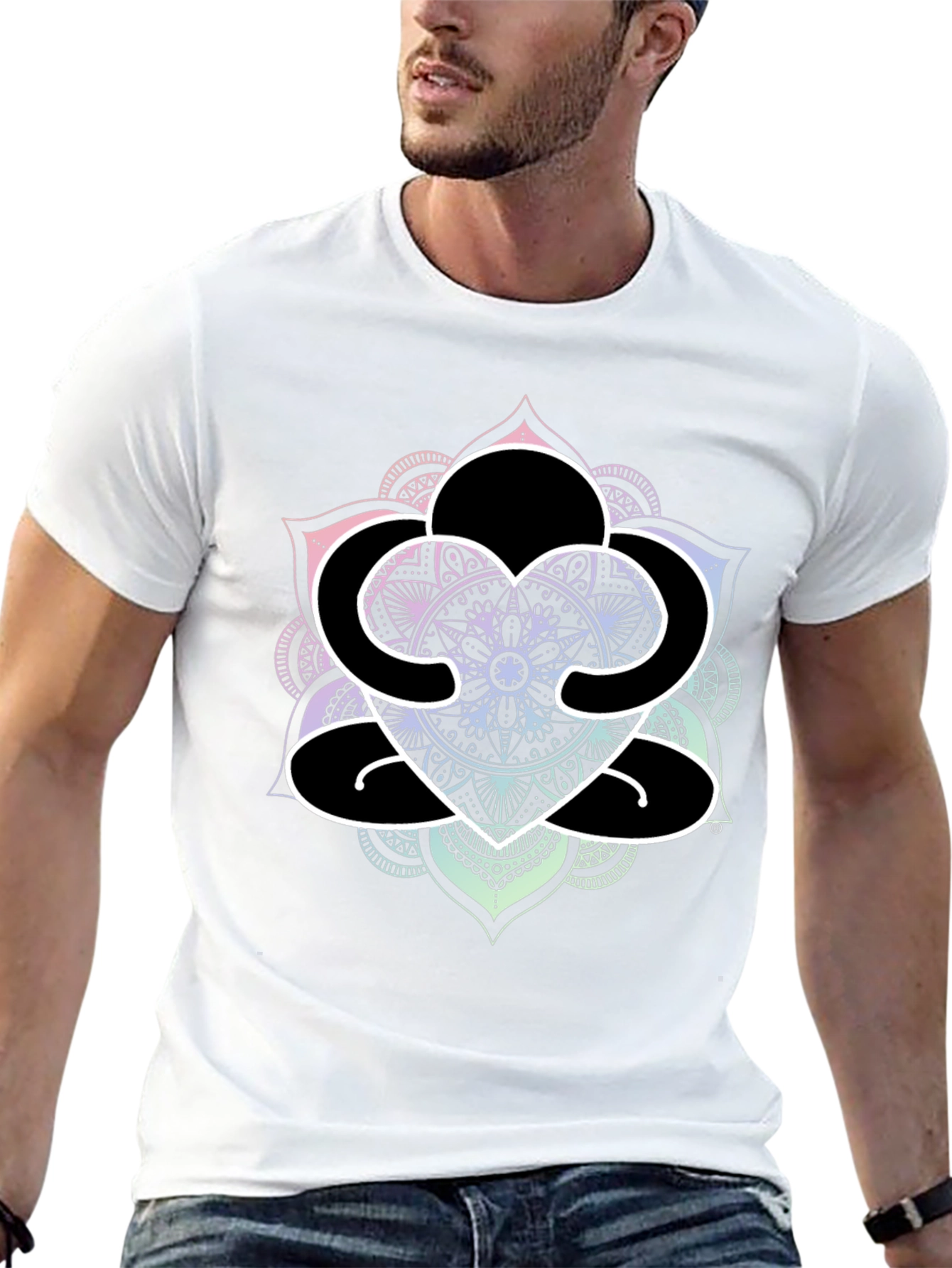 Om Mandala Graphic Tee - Yoga Meditation Shirt