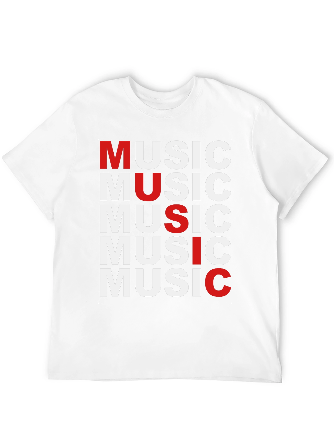 Music Graphic Print T-Shirt