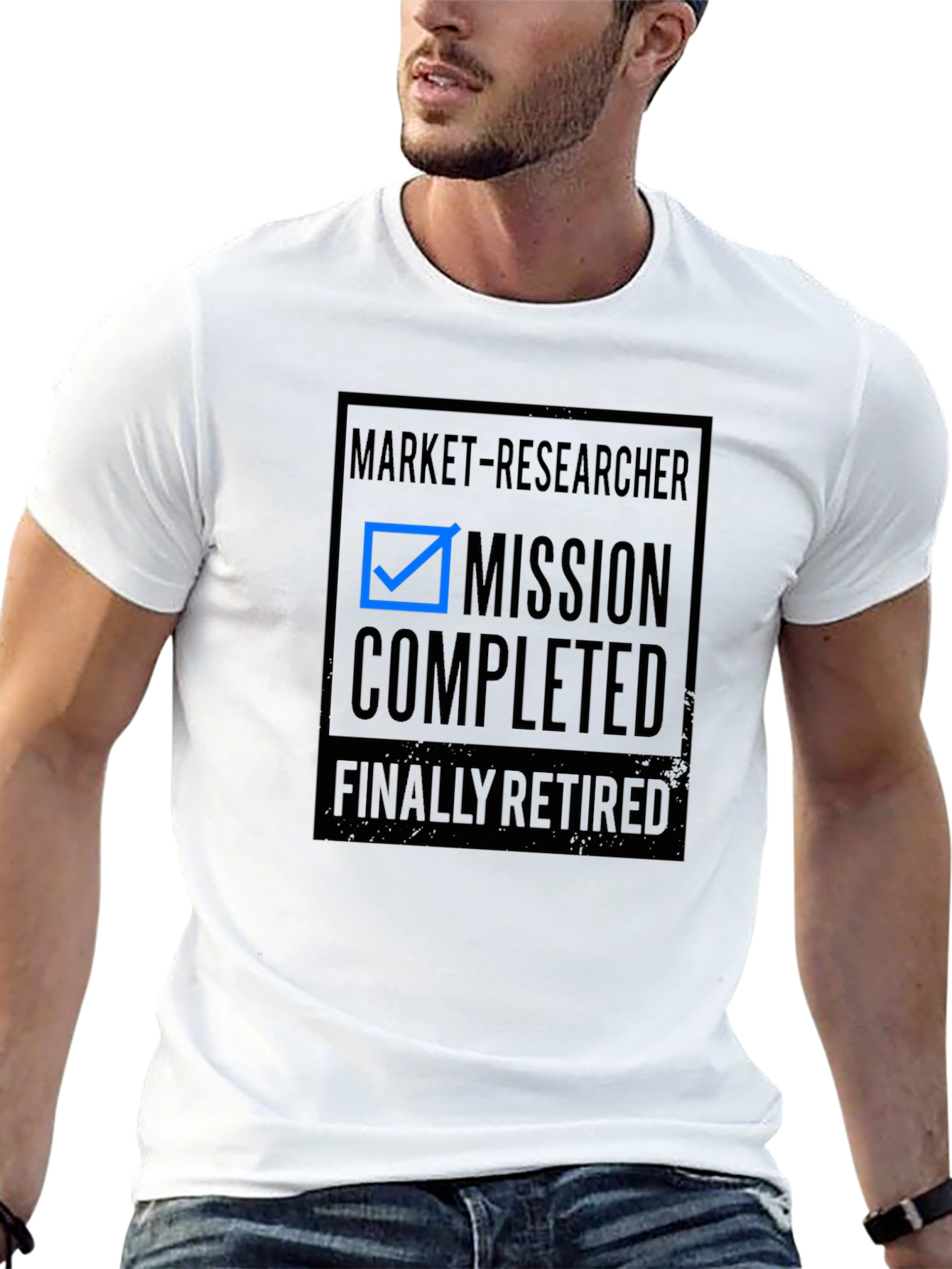 Market Researcher: Mission Completed Retired T-Shirt