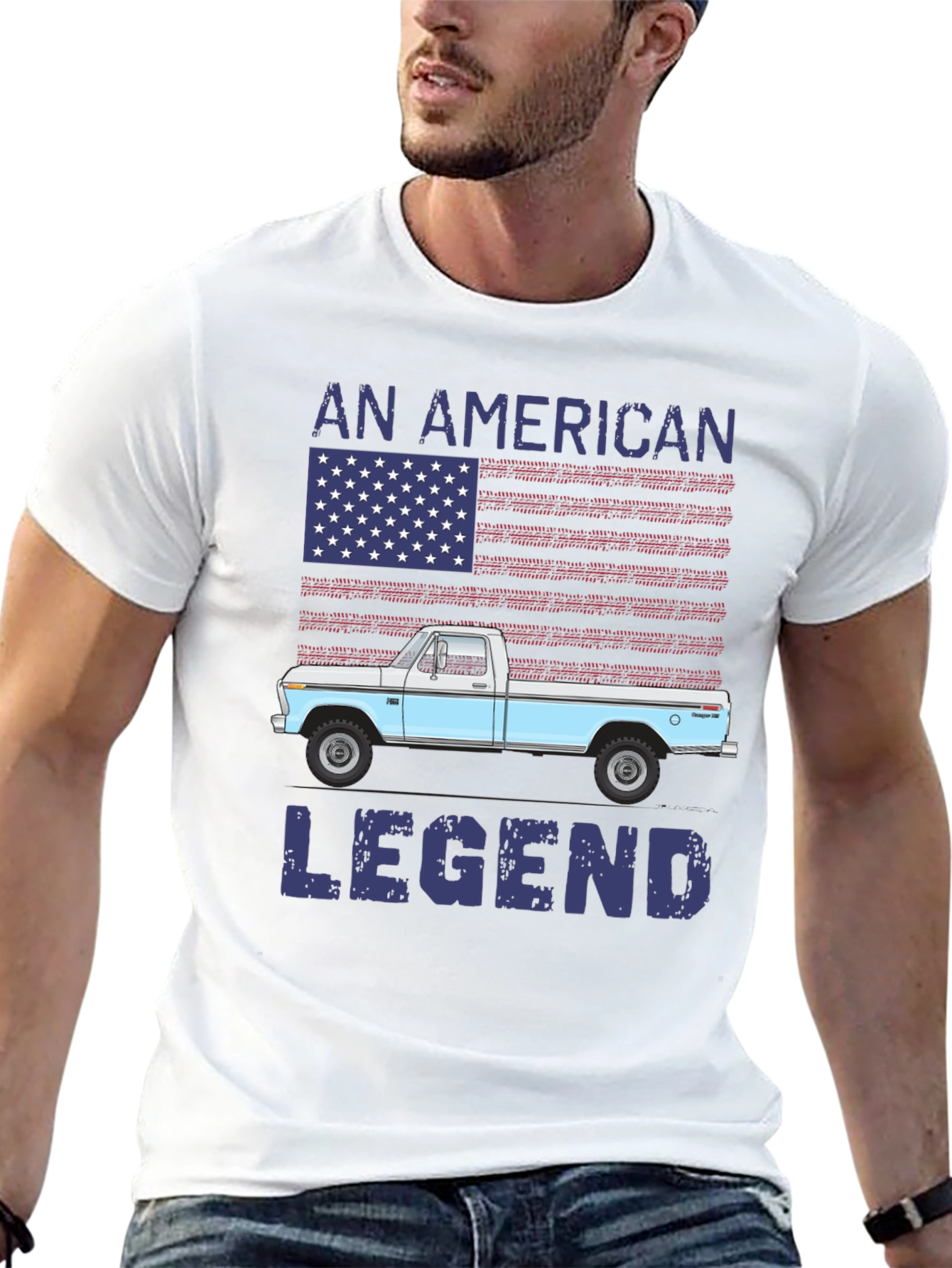American Legend Truck Graphic Tee