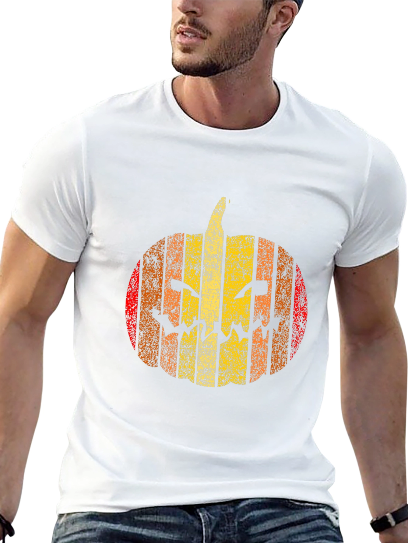 Retro Pumpkin Halloween T-Shirt