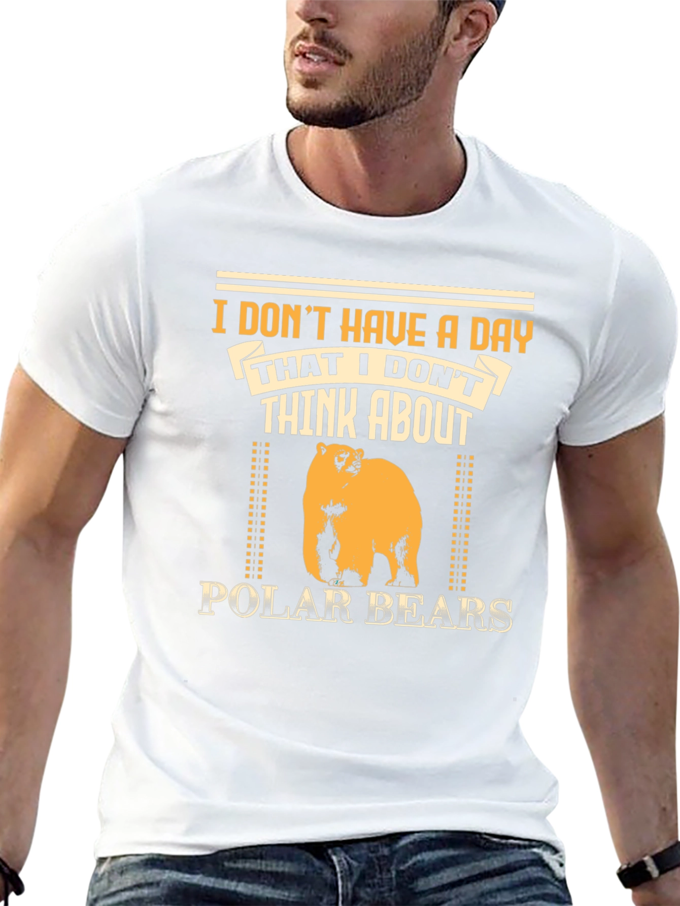 Polar Bear Lover Graphic T-Shirt