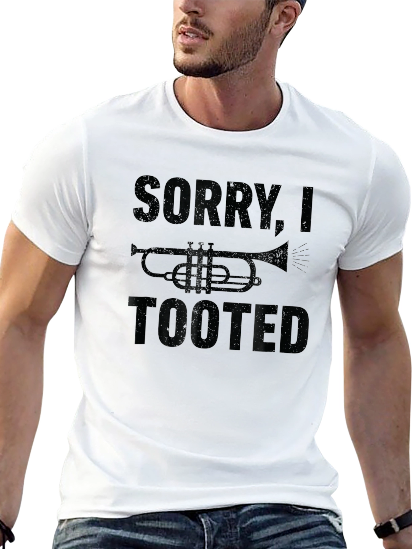 Sorry I Tooted Funny Trumpet T-Shirt