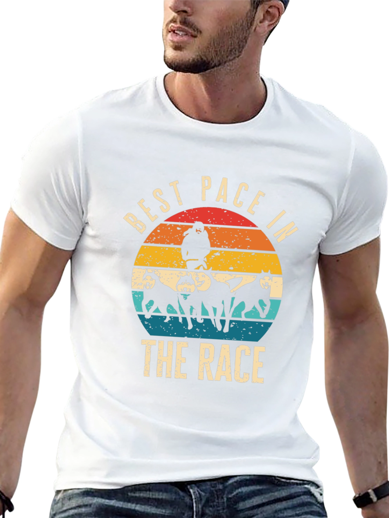 Best Pace in the Race Black T-Shirt
