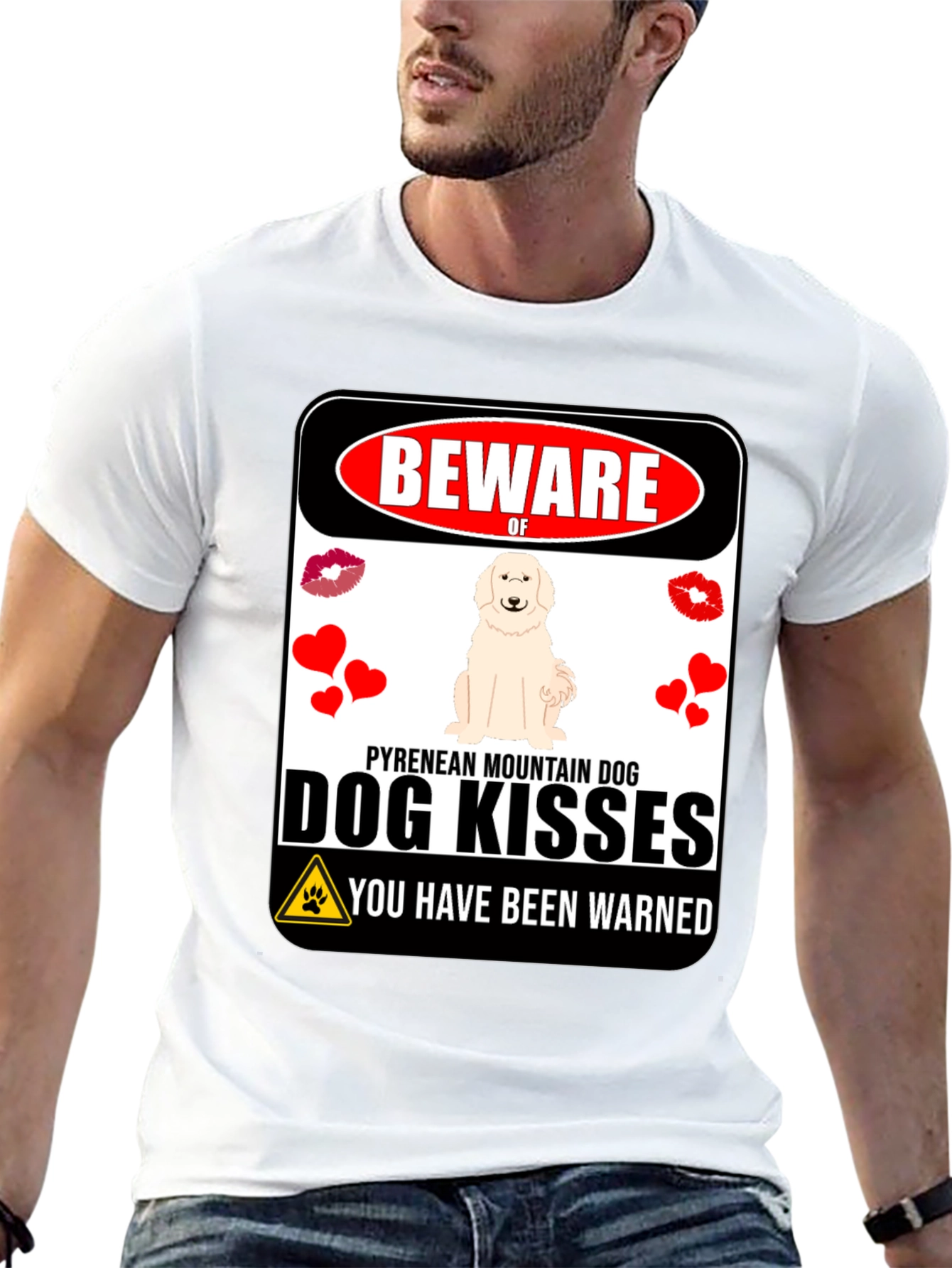 Beware of Dog Kisses T-Shirt